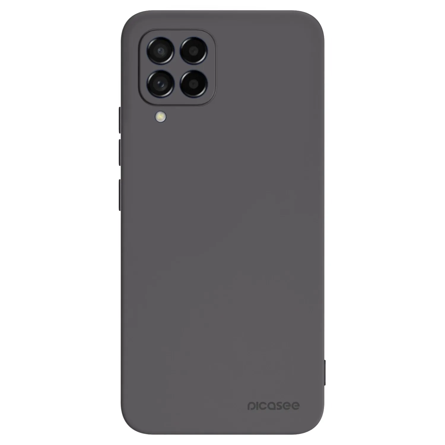 Picasee Μαύρη θήκη σιλικόνης για Samsung Galaxy M53 5G - Clear