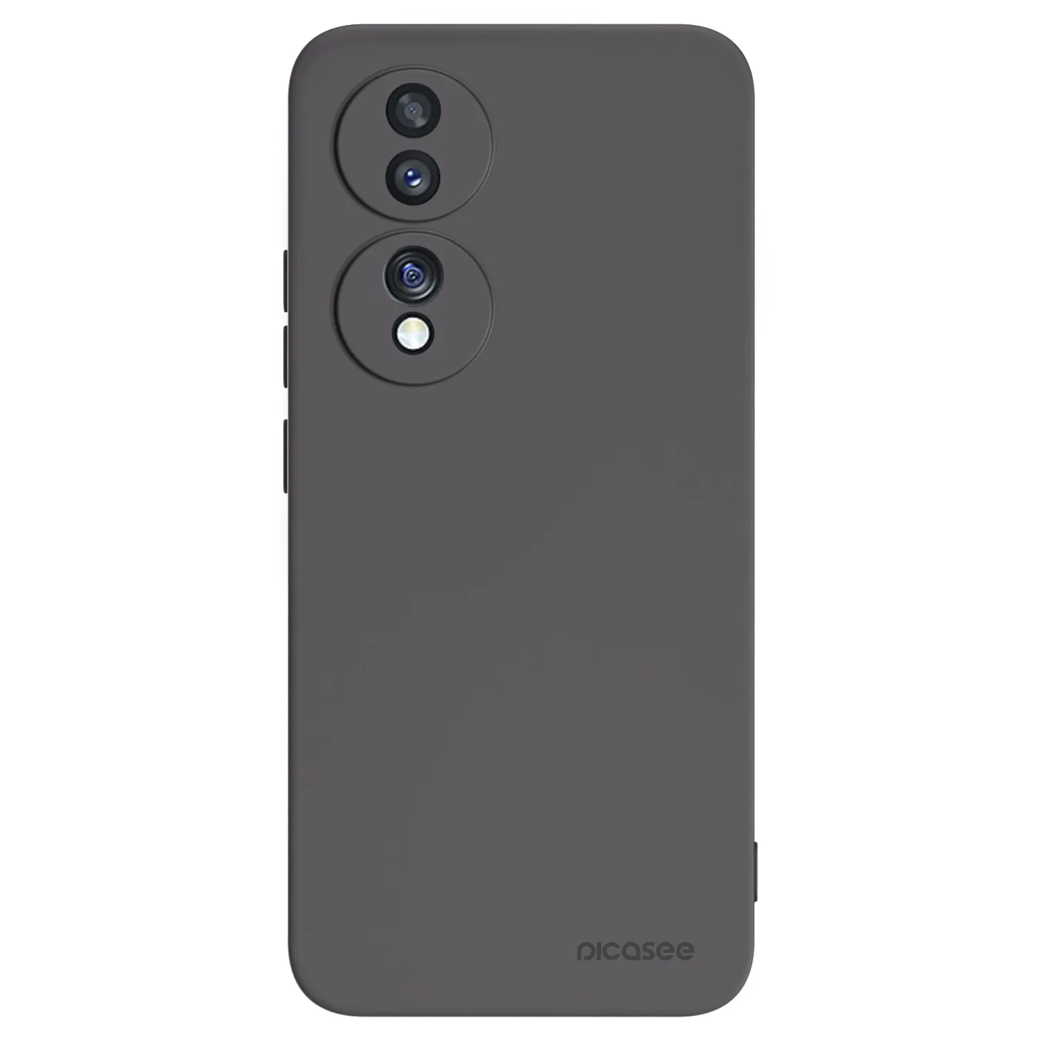 Picasee Μαύρη θήκη σιλικόνης για Honor 70 - Clear