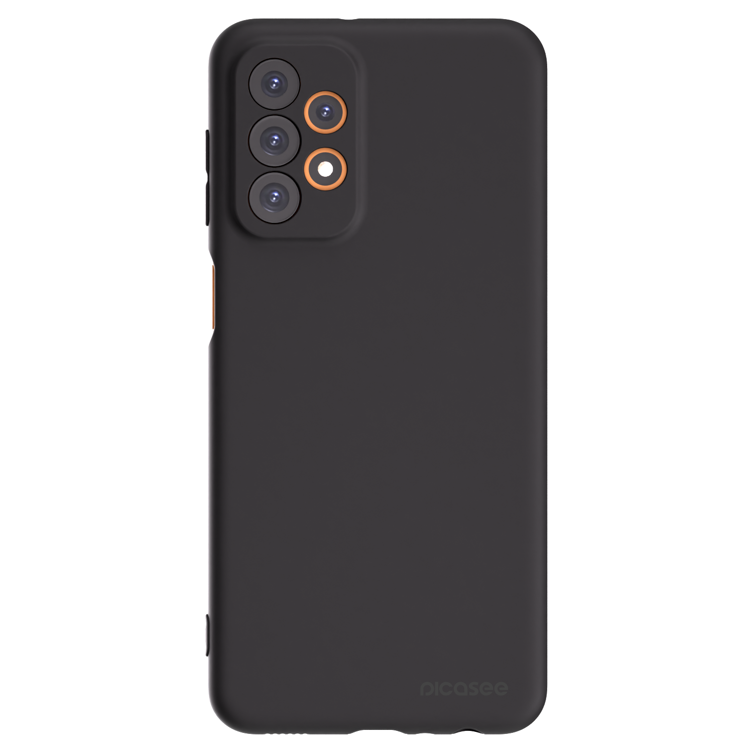 Picasee Μαύρη θήκη σιλικόνης για Samsung Galaxy A23 A235F 4G - Clear