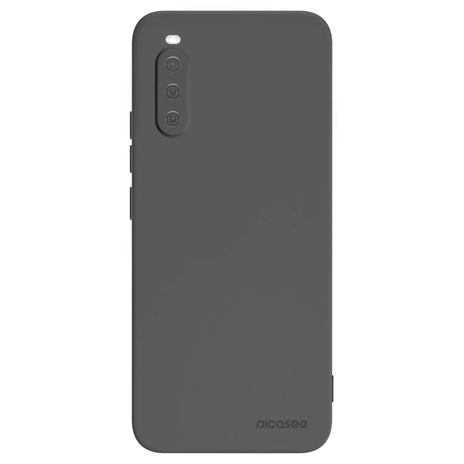 Picasee Μαύρη θήκη σιλικόνης για Sony Xperia 10 III - Clear