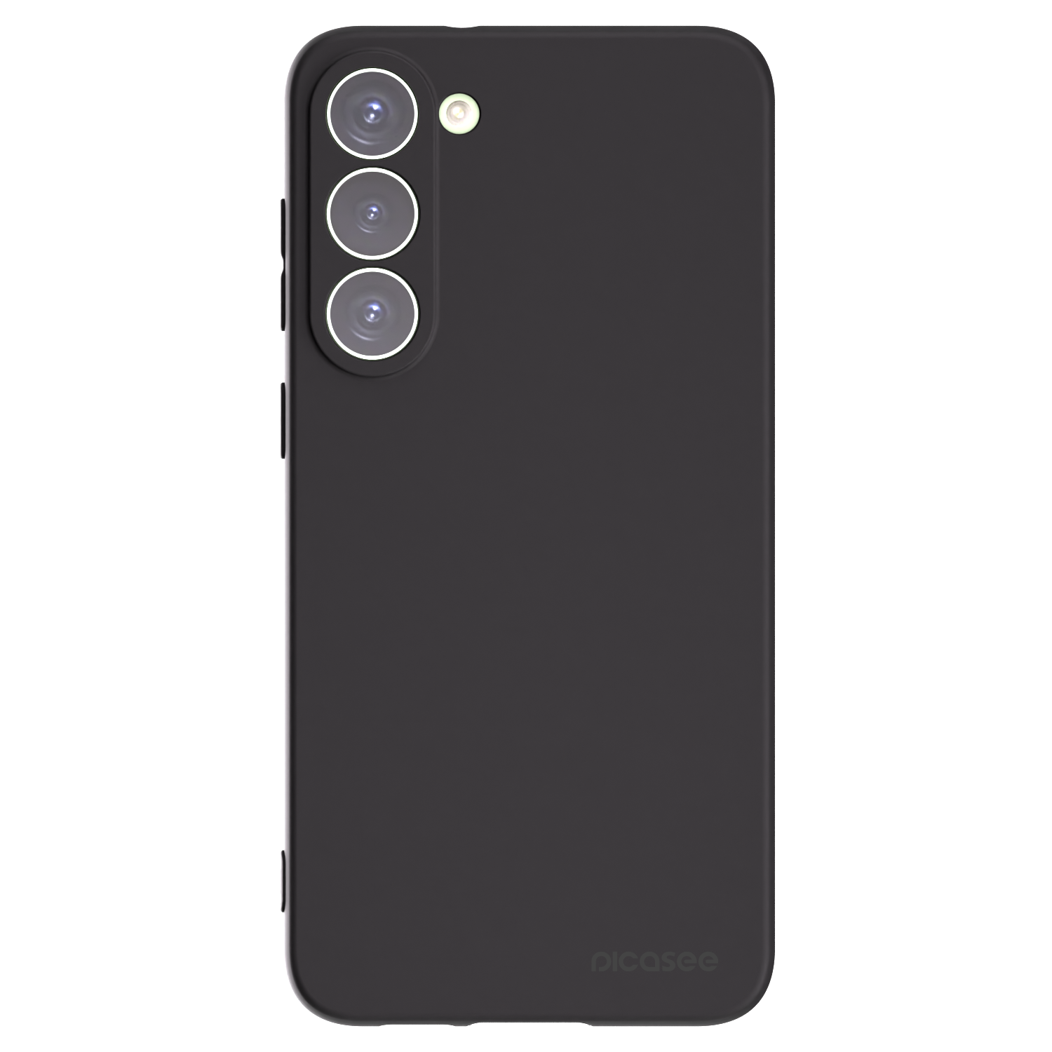 Picasee Μαύρη θήκη σιλικόνης για Samsung Galaxy S23+ 5G - Clear