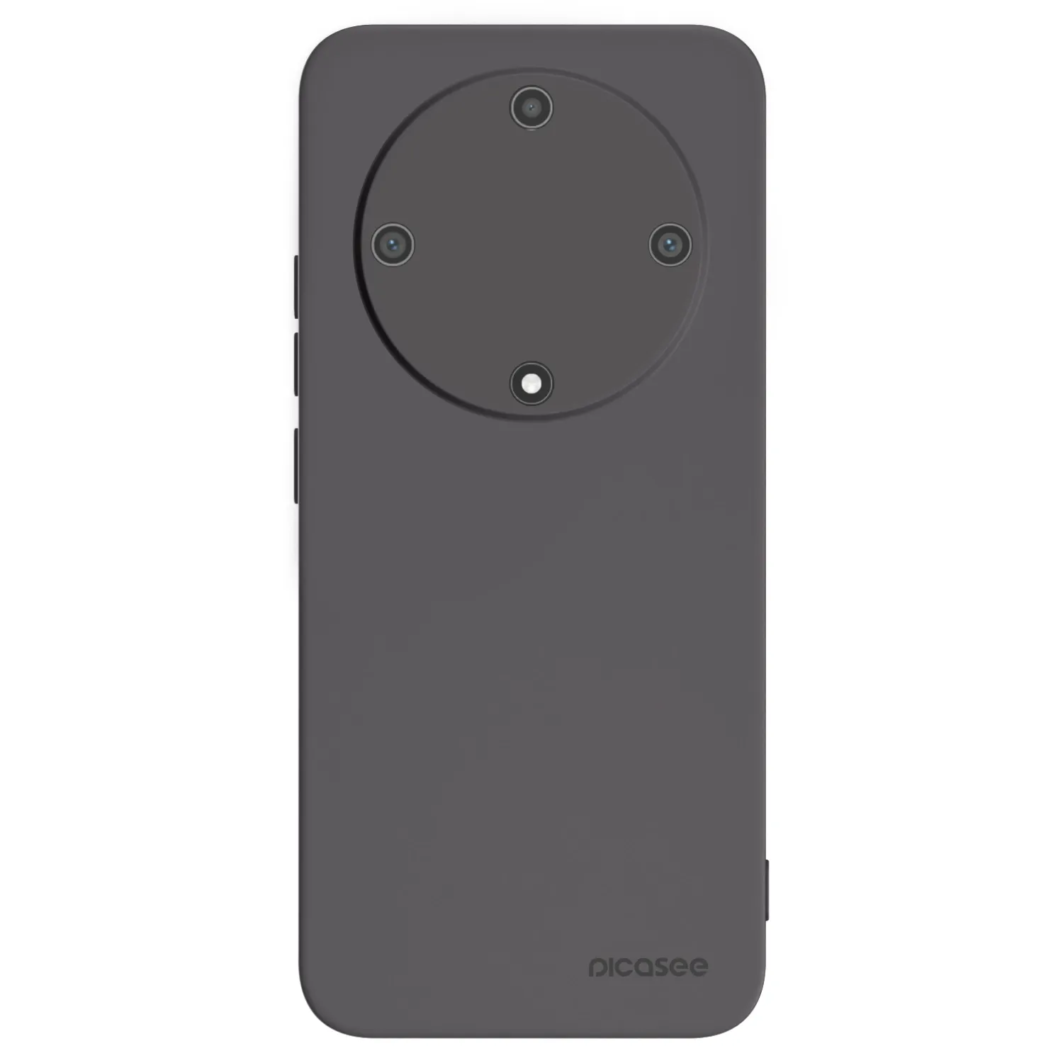 Picasee Μαύρη θήκη σιλικόνης για Honor Magic5 Lite 5G - Clear