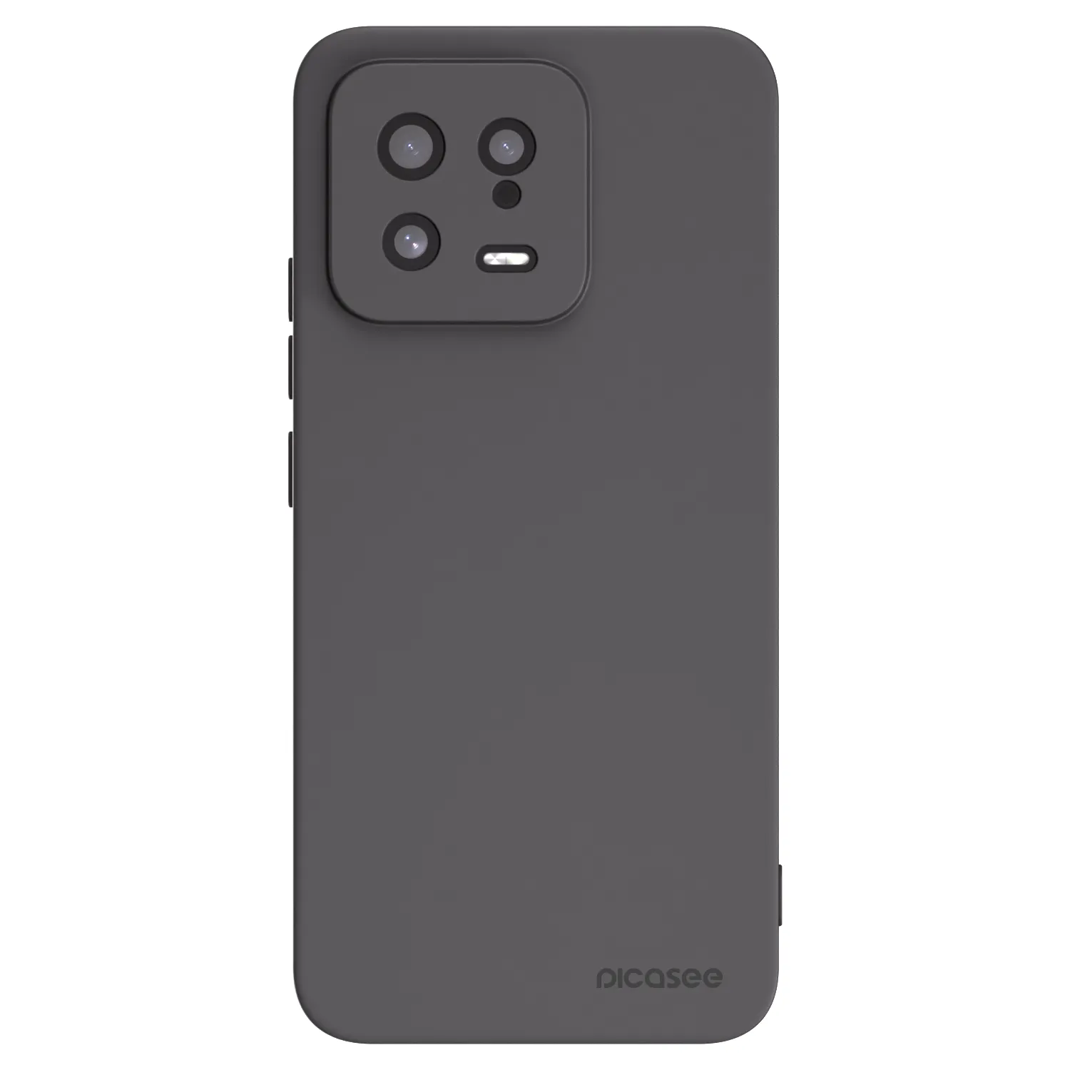 Picasee Μαύρη θήκη σιλικόνης για Xiaomi 13 - Clear