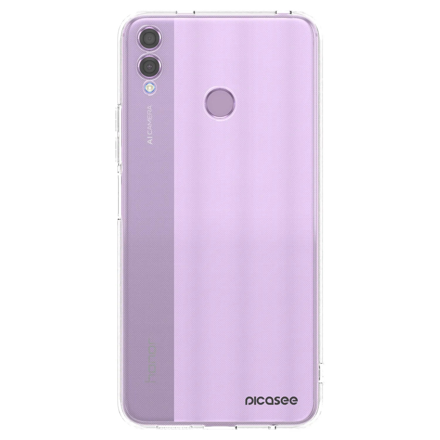 Picasee διαφανής θήκη σιλικόνης Honor 8X - Clear