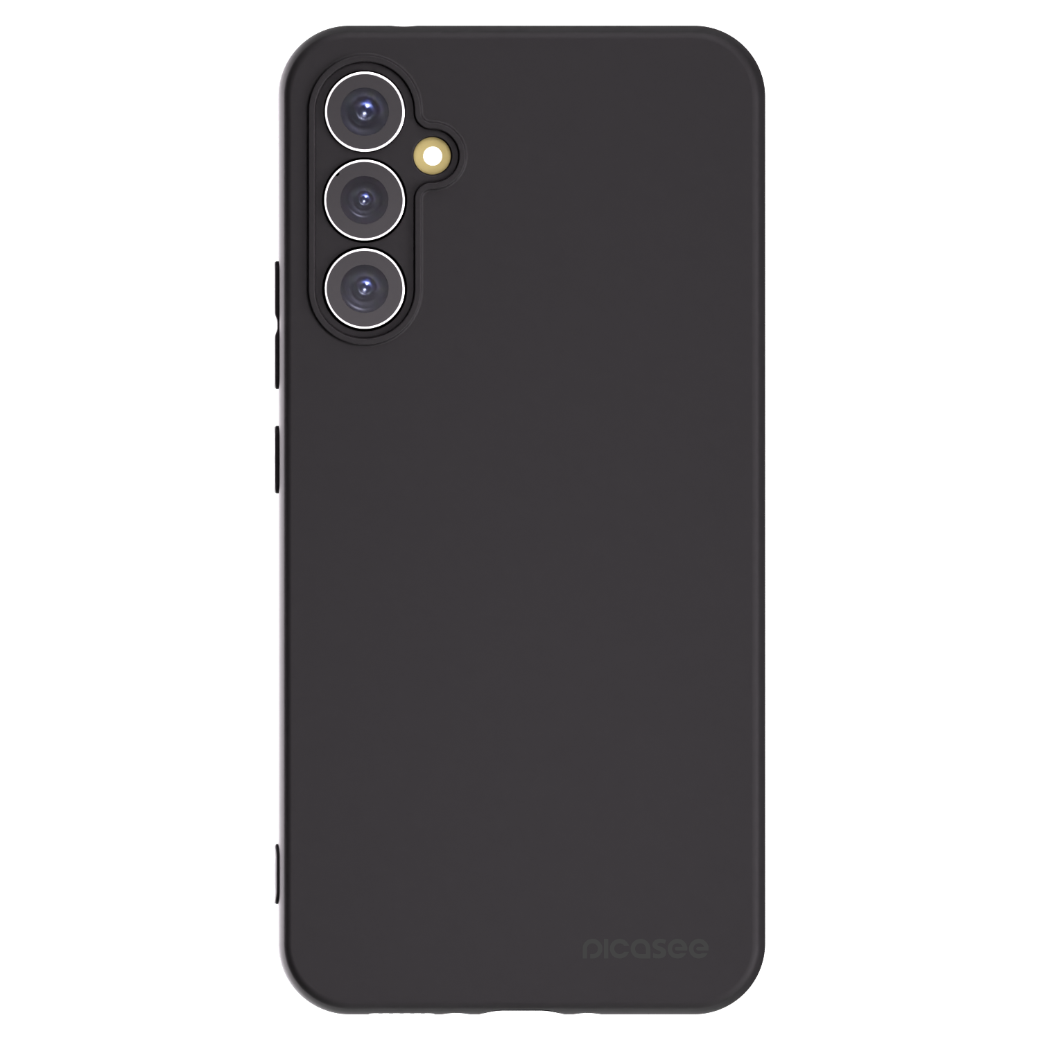 Picasee Μαύρη θήκη σιλικόνης για Samsung Galaxy A34 5G A346B - Clear