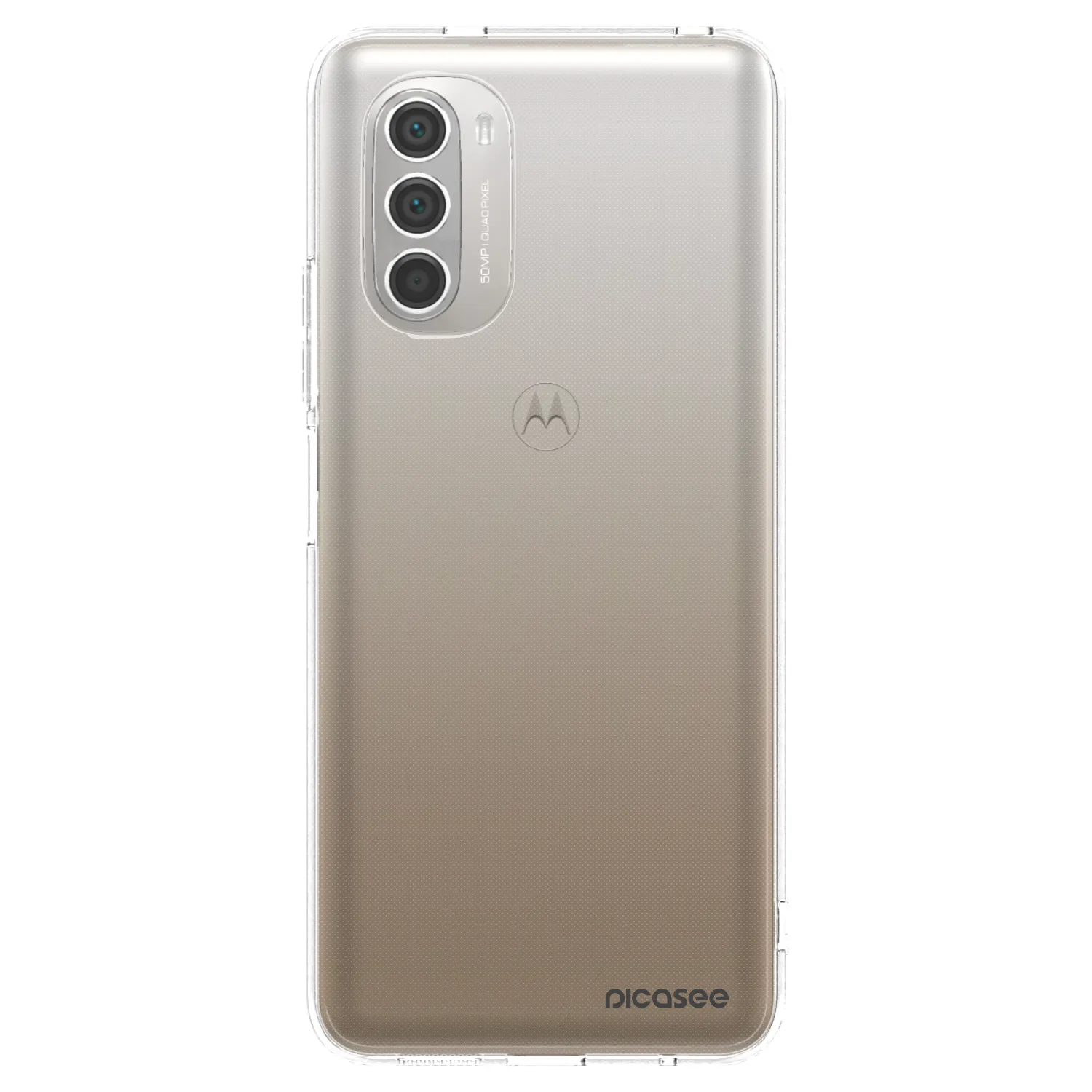 Picasee διαφανής θήκη σιλικόνης Motorola Moto G51 - Clear