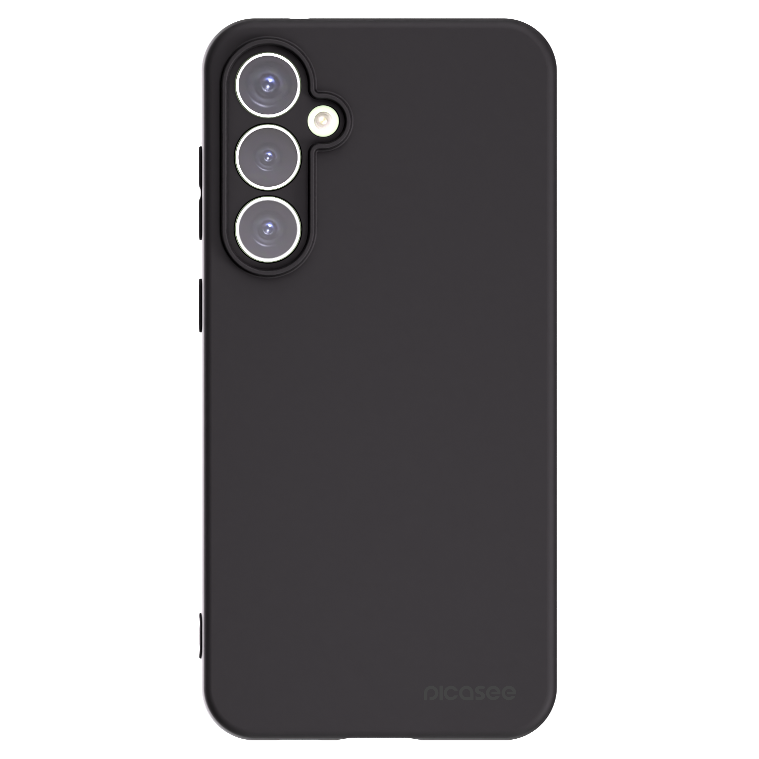 Picasee Μαύρη θήκη σιλικόνης για Samsung Galaxy S23 FE S711B - Clear