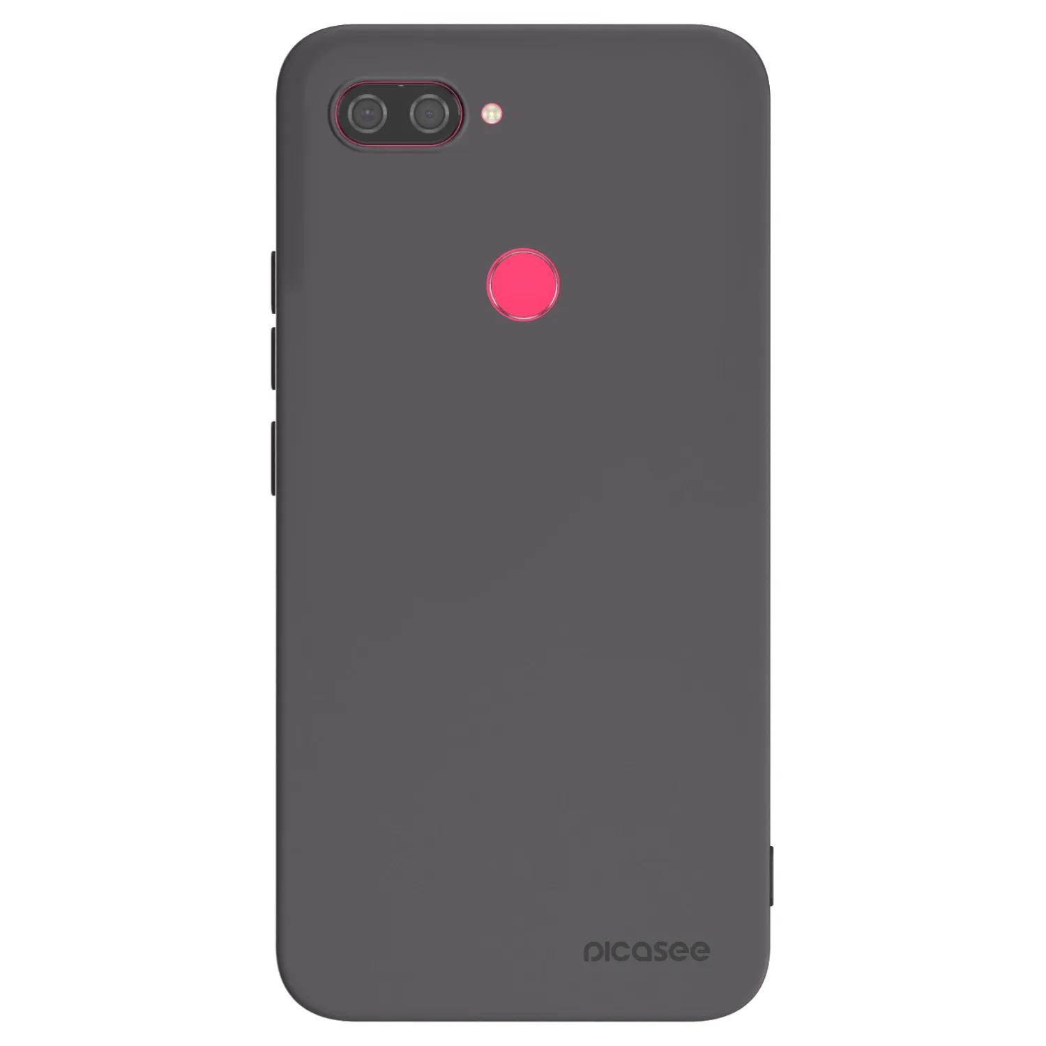 Picasee Μαύρη θήκη σιλικόνης για Xiaomi Mi 8 Lite - Clear