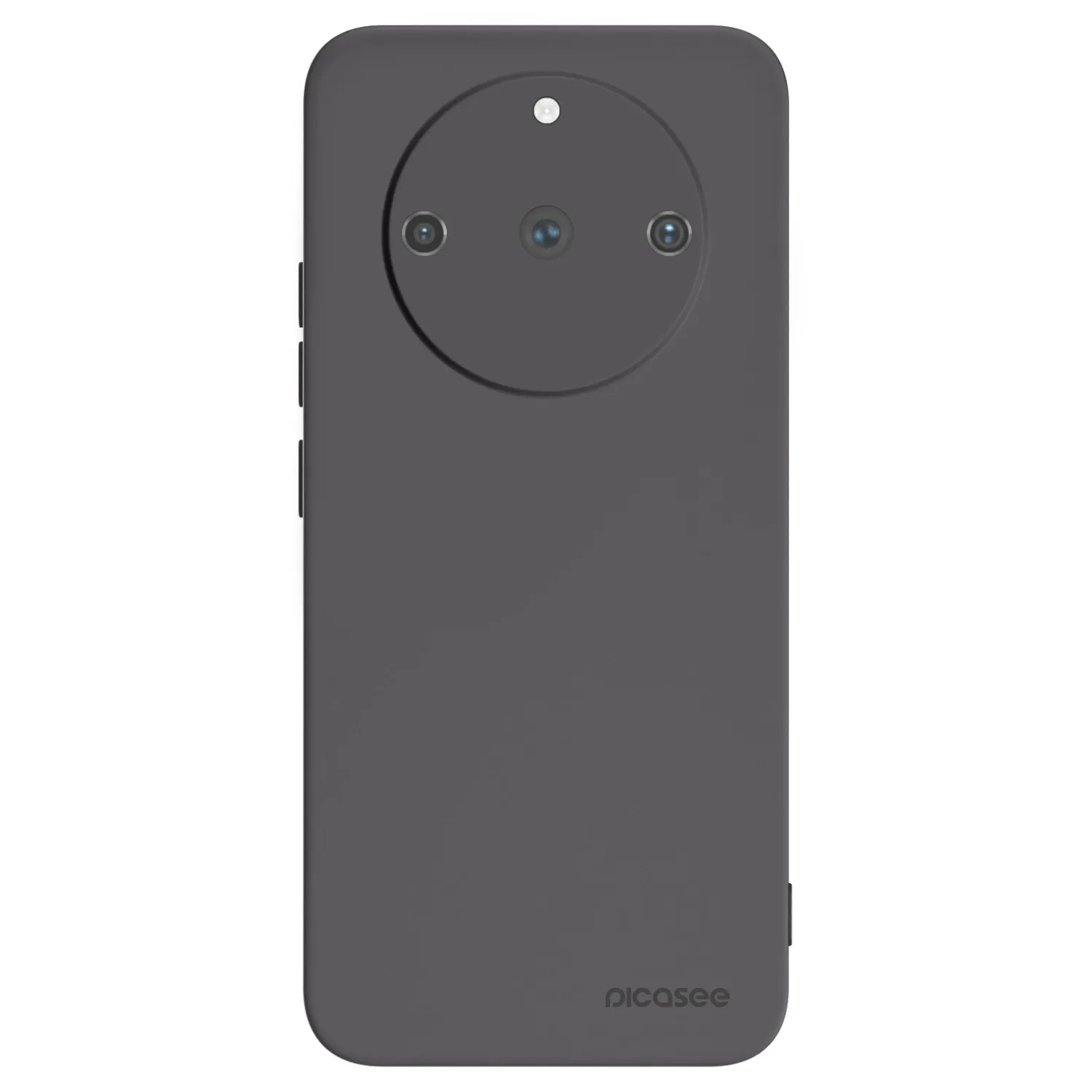 Picasee Μαύρη θήκη σιλικόνης για Realme 11 Pro+ - Clear