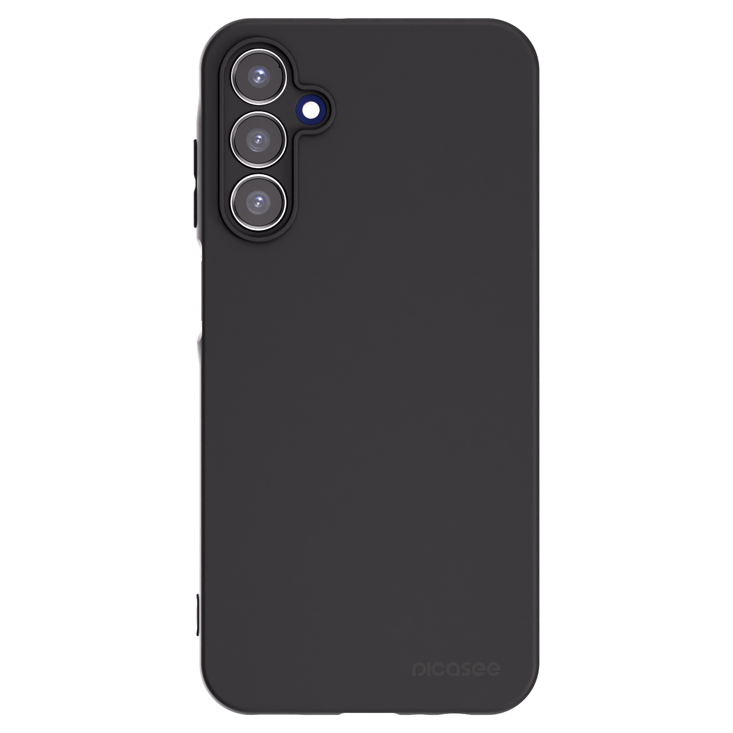 Picasee Μαύρη θήκη σιλικόνης για Samsung Galaxy A15 A155F 4G - Clear
