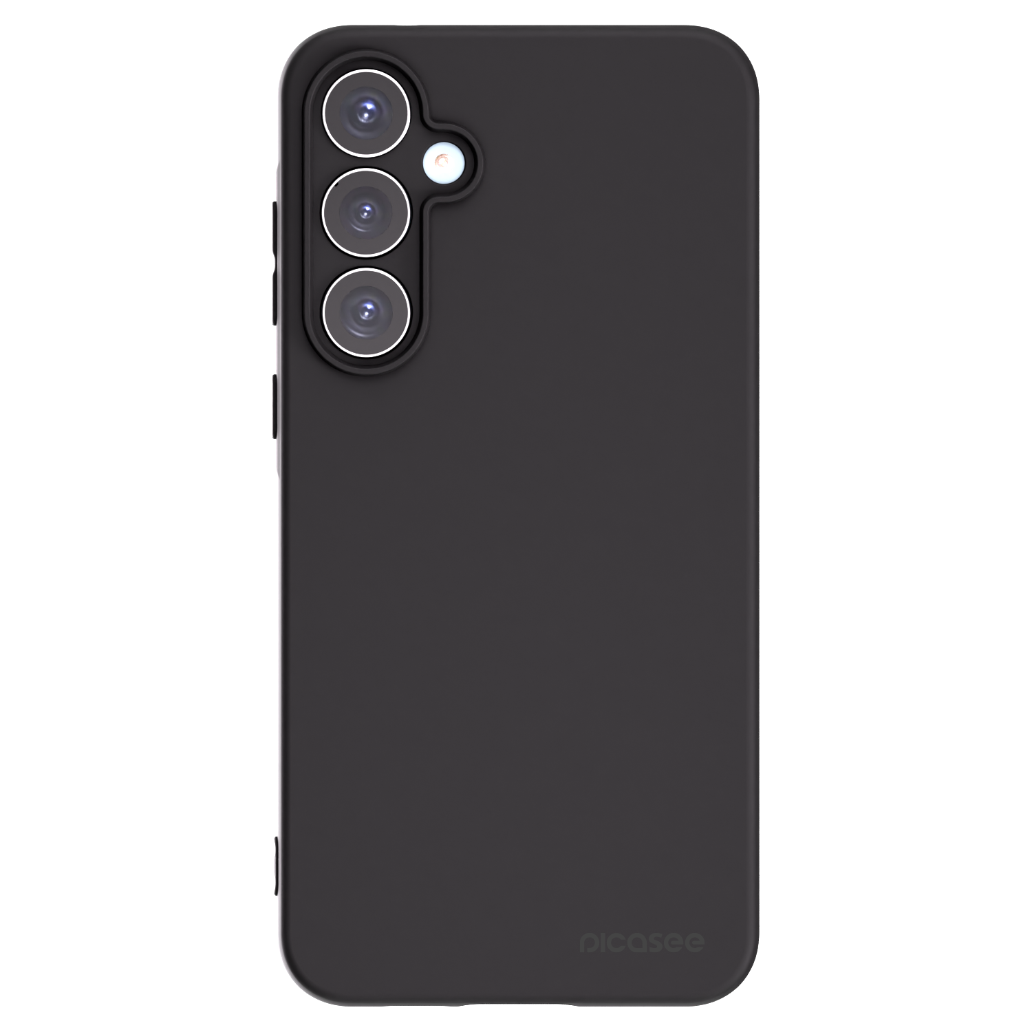 Picasee Μαύρη θήκη σιλικόνης για Samsung Galaxy A55 5G A556B - Clear
