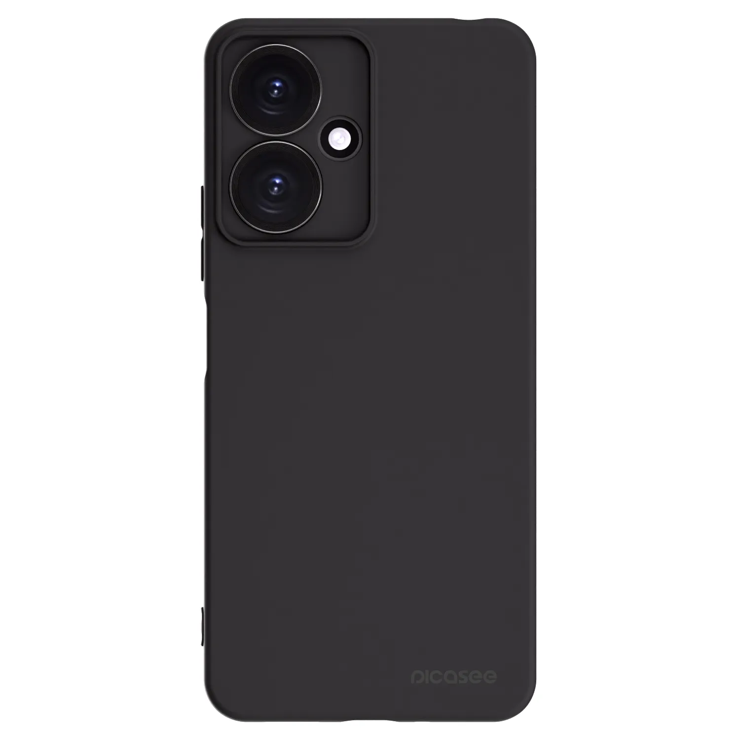 Picasee Μαύρη θήκη σιλικόνης για Xiaomi Redmi 13C 5G - Clear