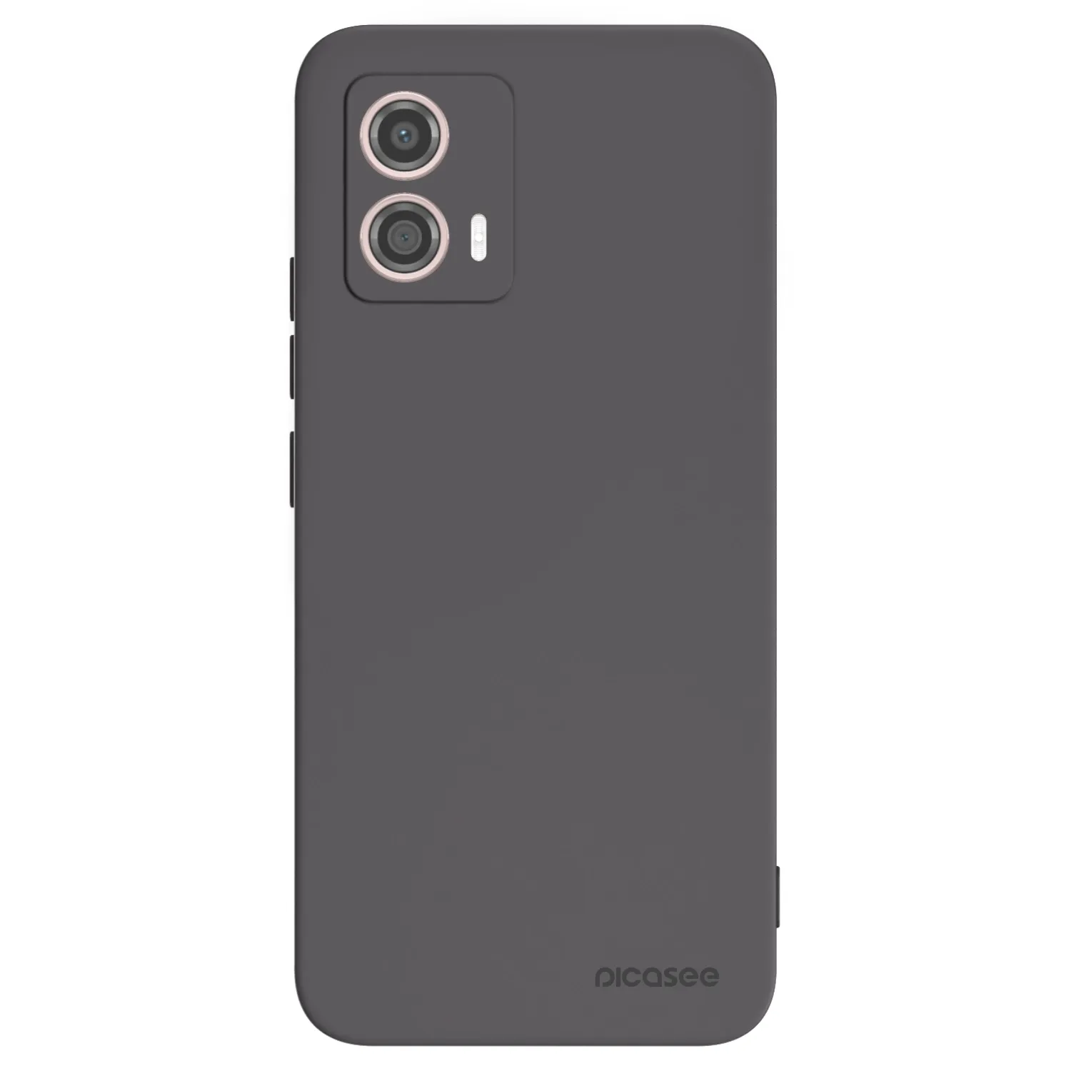 Picasee Μαύρη θήκη σιλικόνης για Motorola Moto G53 5G - Clear