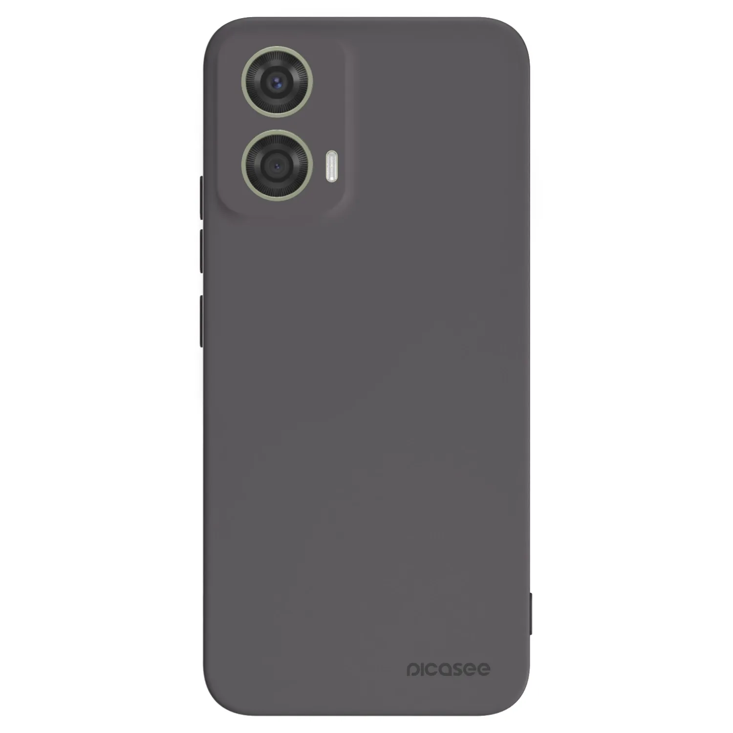 Picasee Μαύρη θήκη σιλικόνης για Motorola Moto G24 - Clear