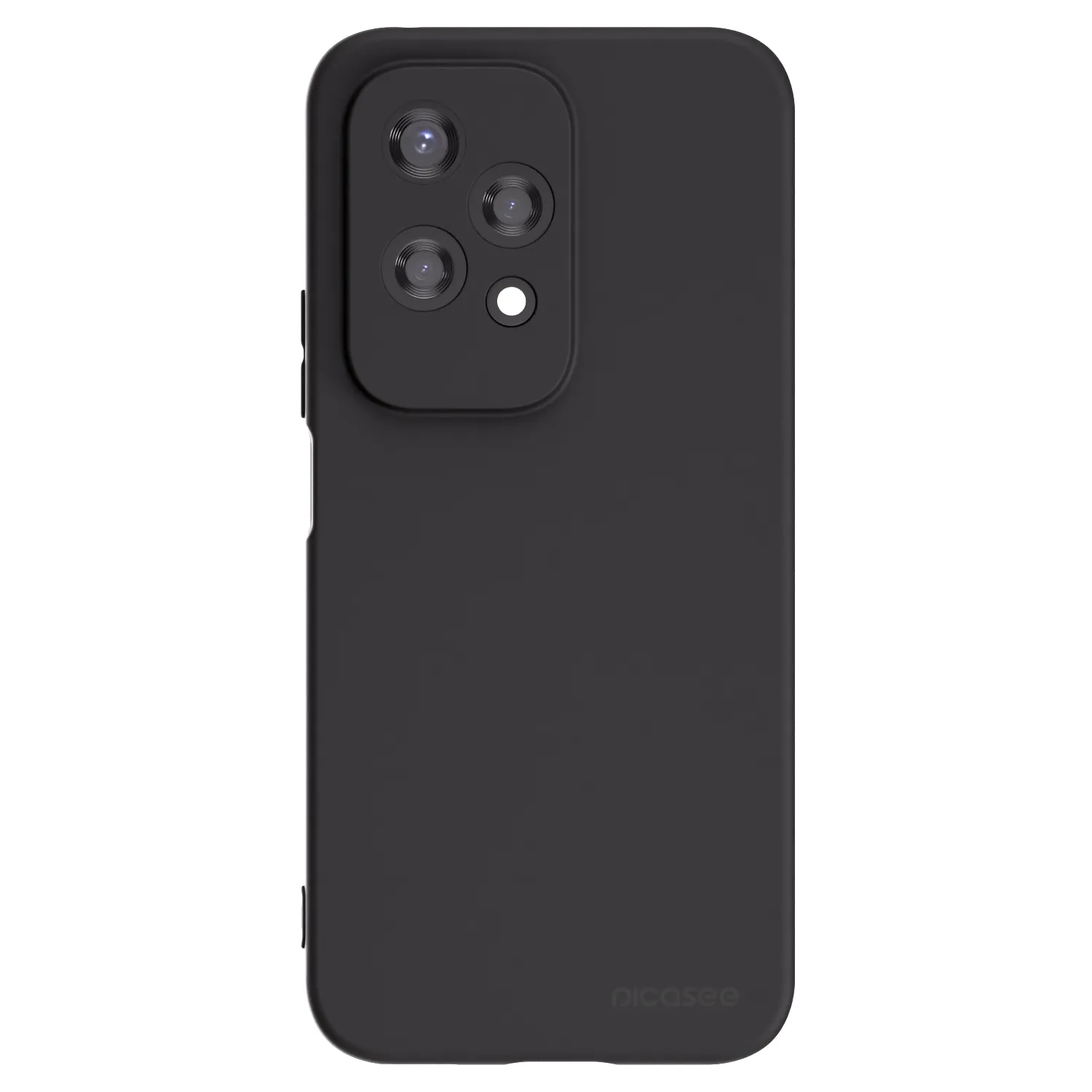 Picasee Μαύρη θήκη σιλικόνης για Honor 200 Lite - Clear