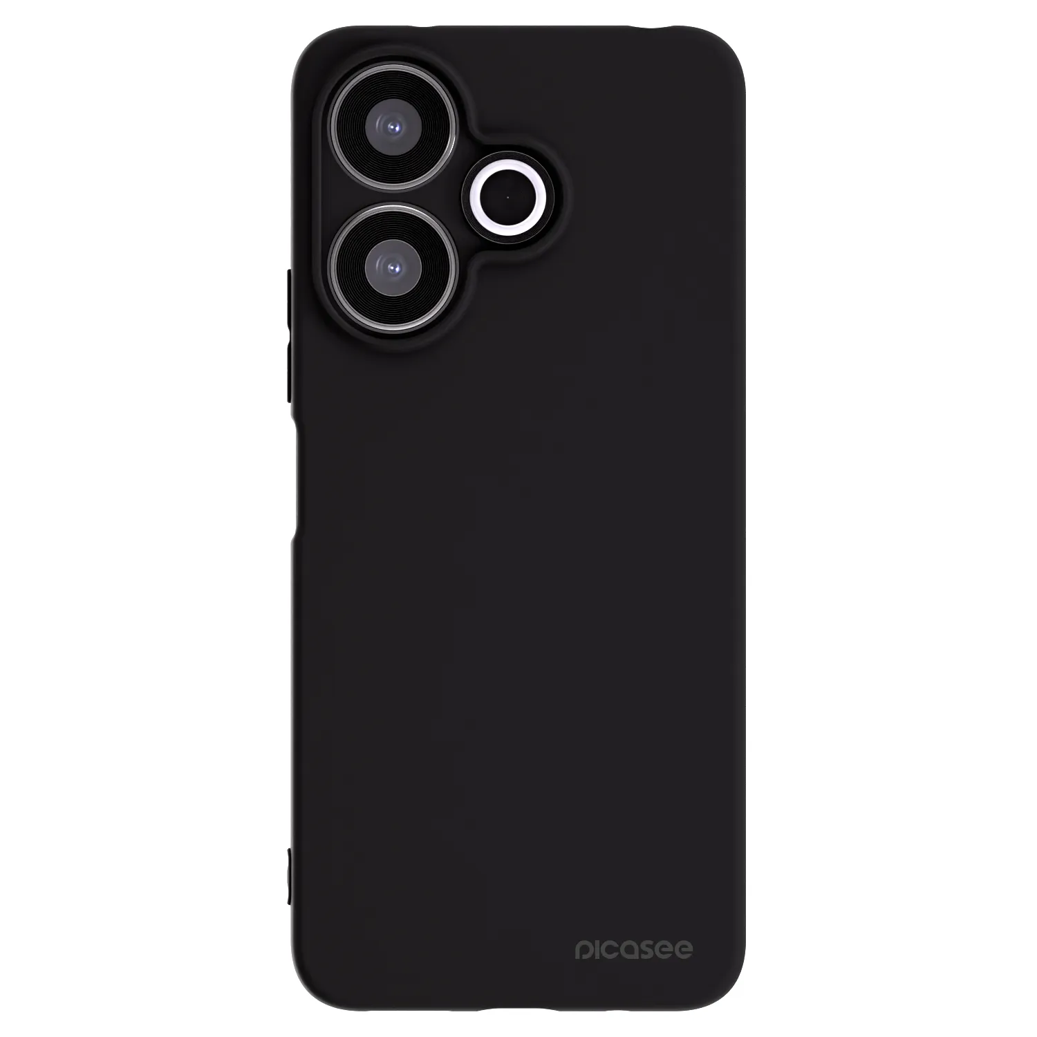 Picasee Μαύρη θήκη σιλικόνης για Xiaomi Redmi 13 4G - Clear