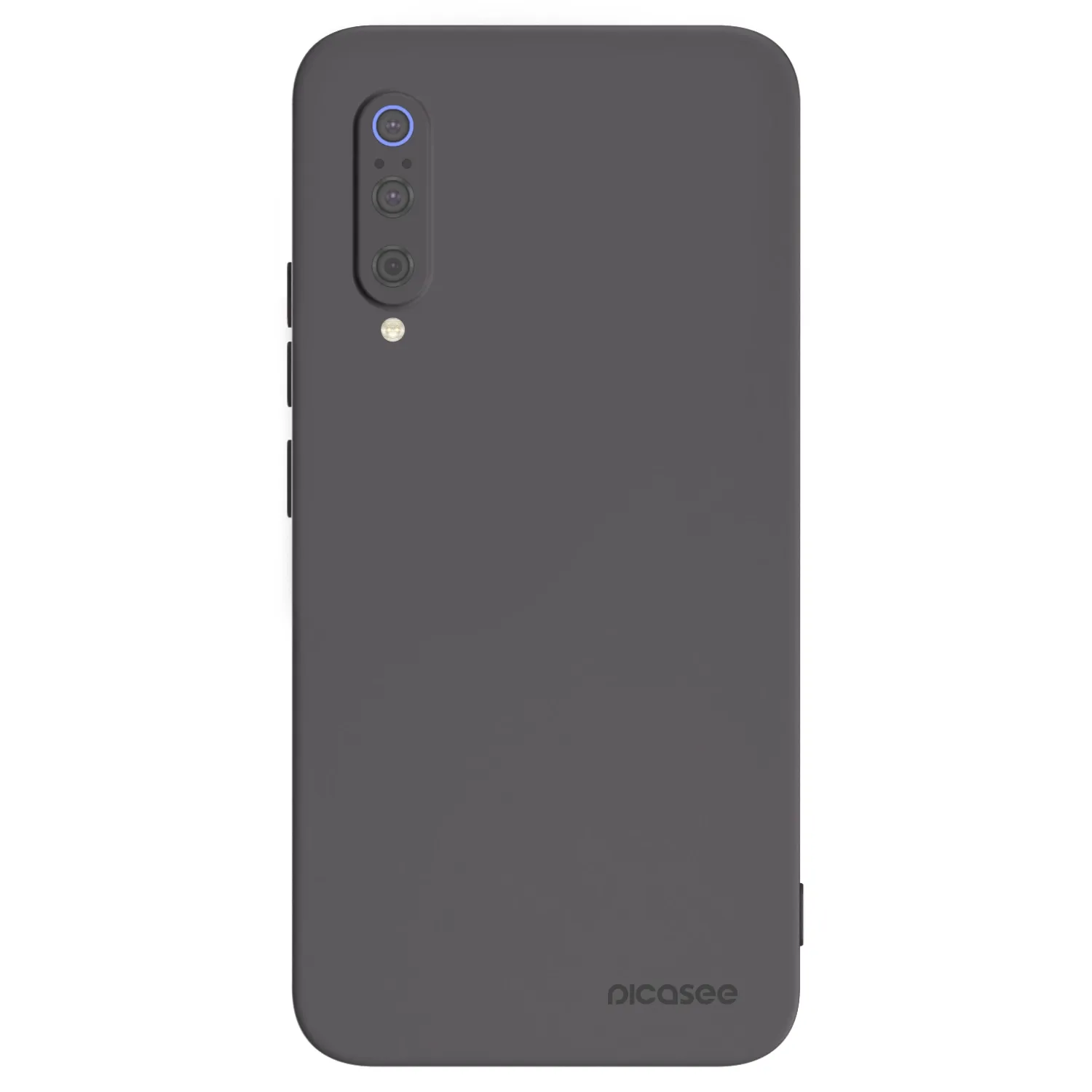 Picasee Μαύρη θήκη σιλικόνης για Xiaomi Mi 9 - Clear