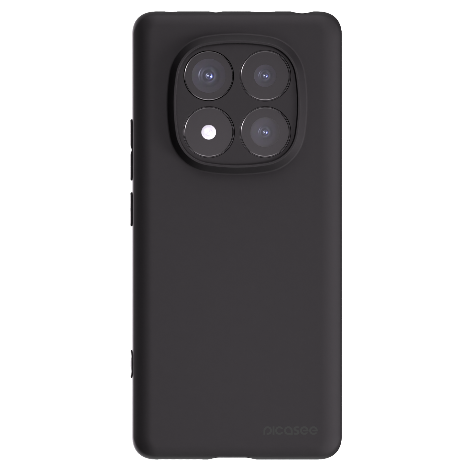 Picasee Μαύρη θήκη σιλικόνης για Xiaomi Redmi Note 14 Pro 5G - Clear
