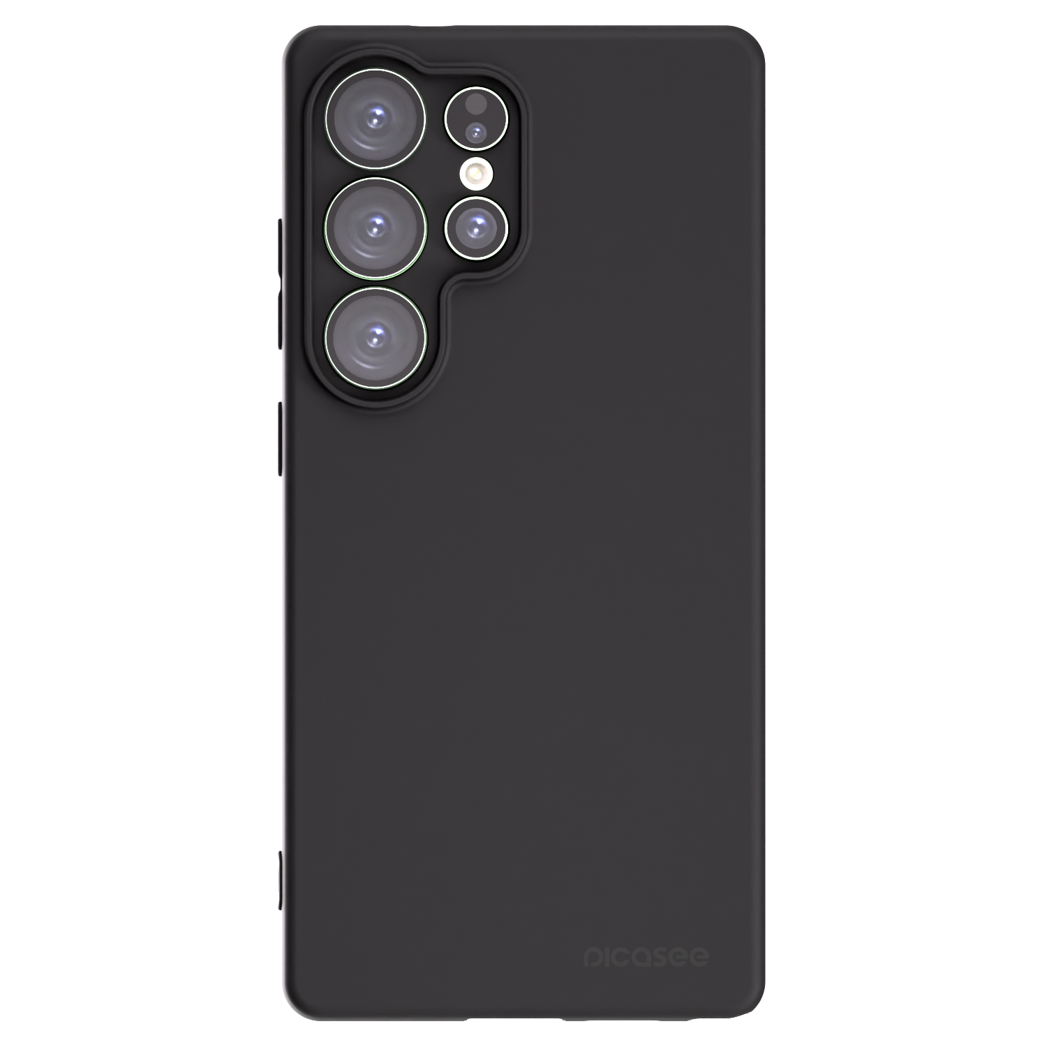Picasee Μαύρη θήκη σιλικόνης για Samsung Galaxy S25 Ultra 5G - Clear