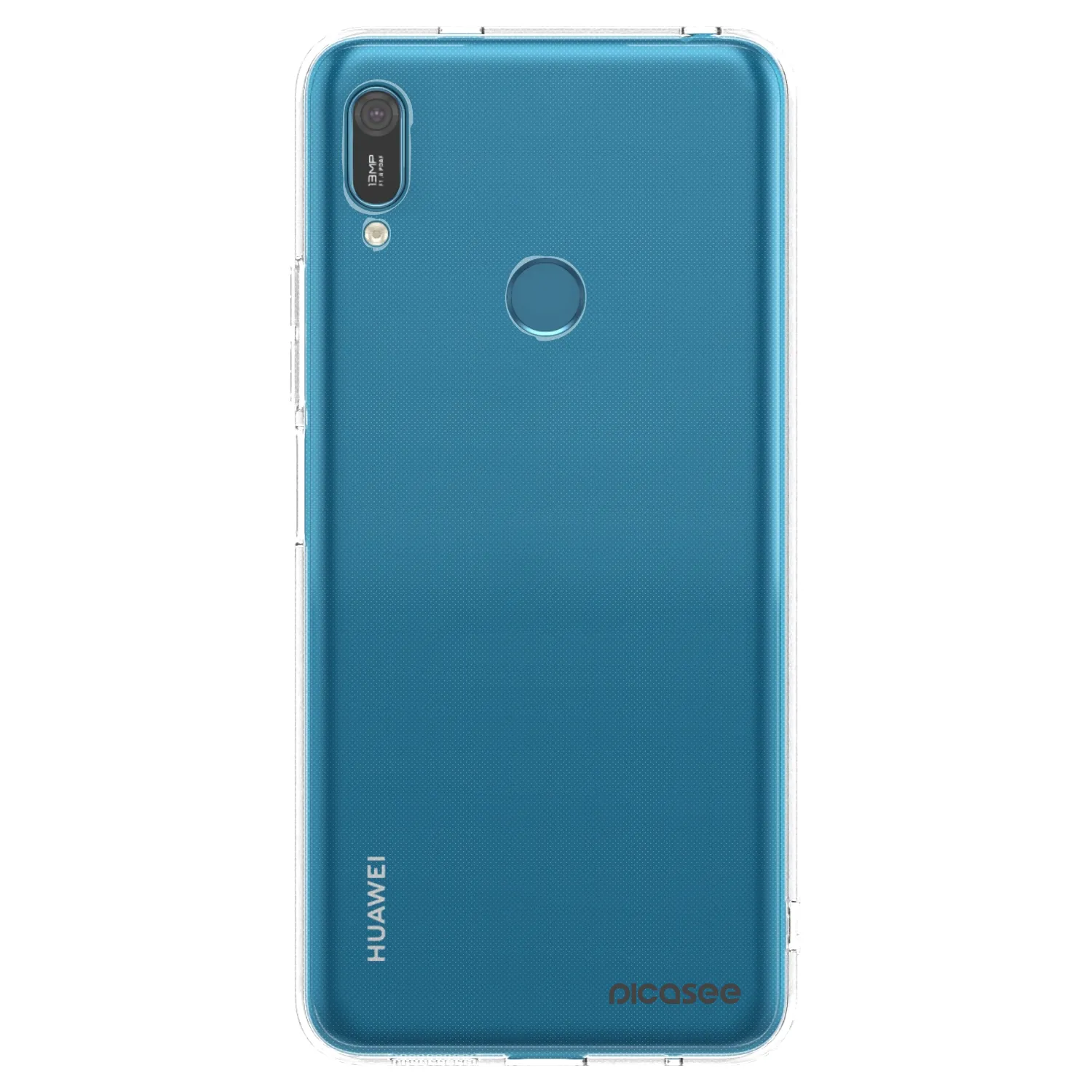 Picasee διαφανής θήκη σιλικόνης Huawei Y7 2019 - Clear
