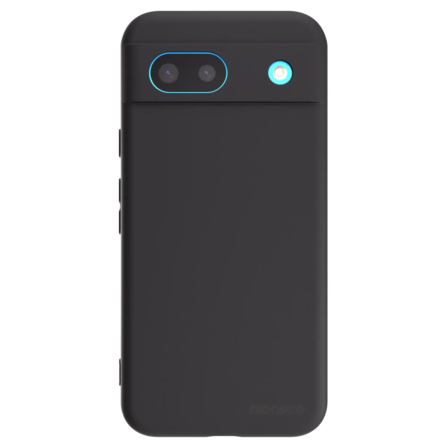 Picasee Μαύρη θήκη σιλικόνης για Google Pixel 8 - Clear