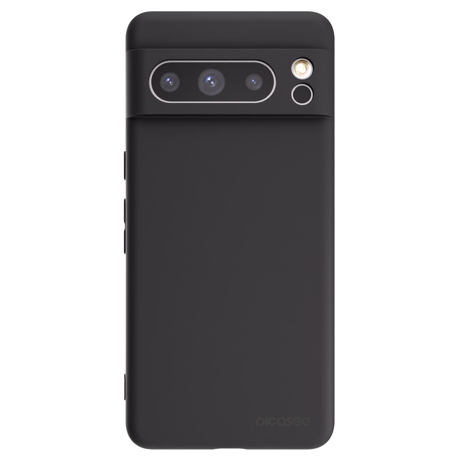 Picasee Μαύρη θήκη σιλικόνης για Google Pixel 8 Pro - Clear