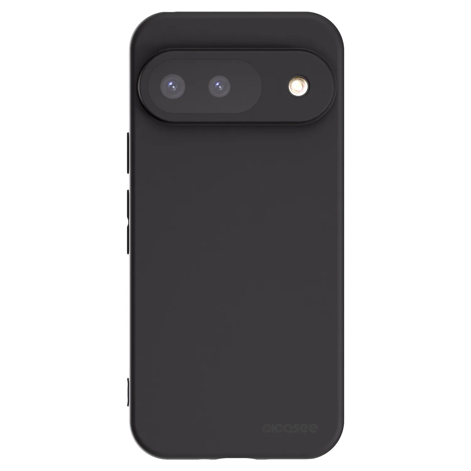 Picasee Μαύρη θήκη σιλικόνης για Google Pixel 9 - Clear