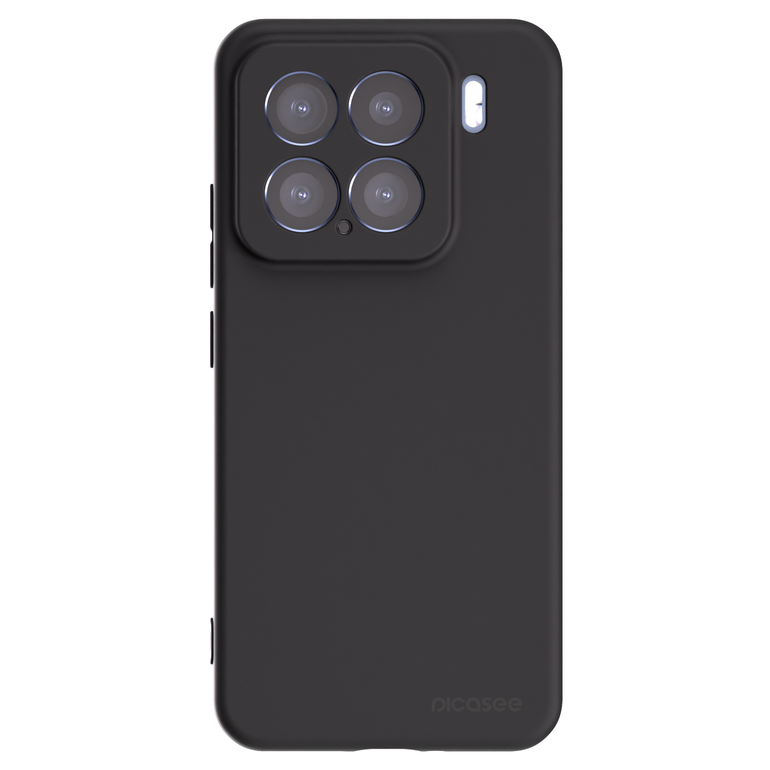 Picasee Μαύρη θήκη σιλικόνης για Xiaomi 15 - Clear