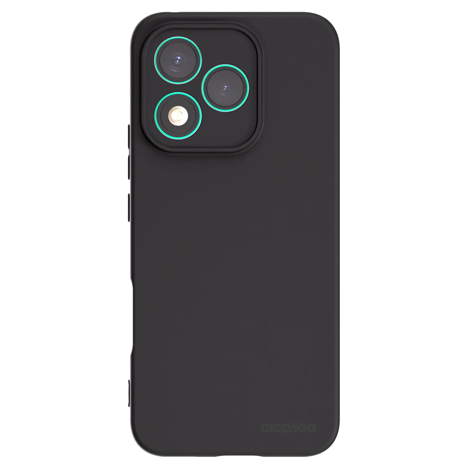 Picasee Μαύρη θήκη σιλικόνης για Honor 400 Lite 5G - Clear