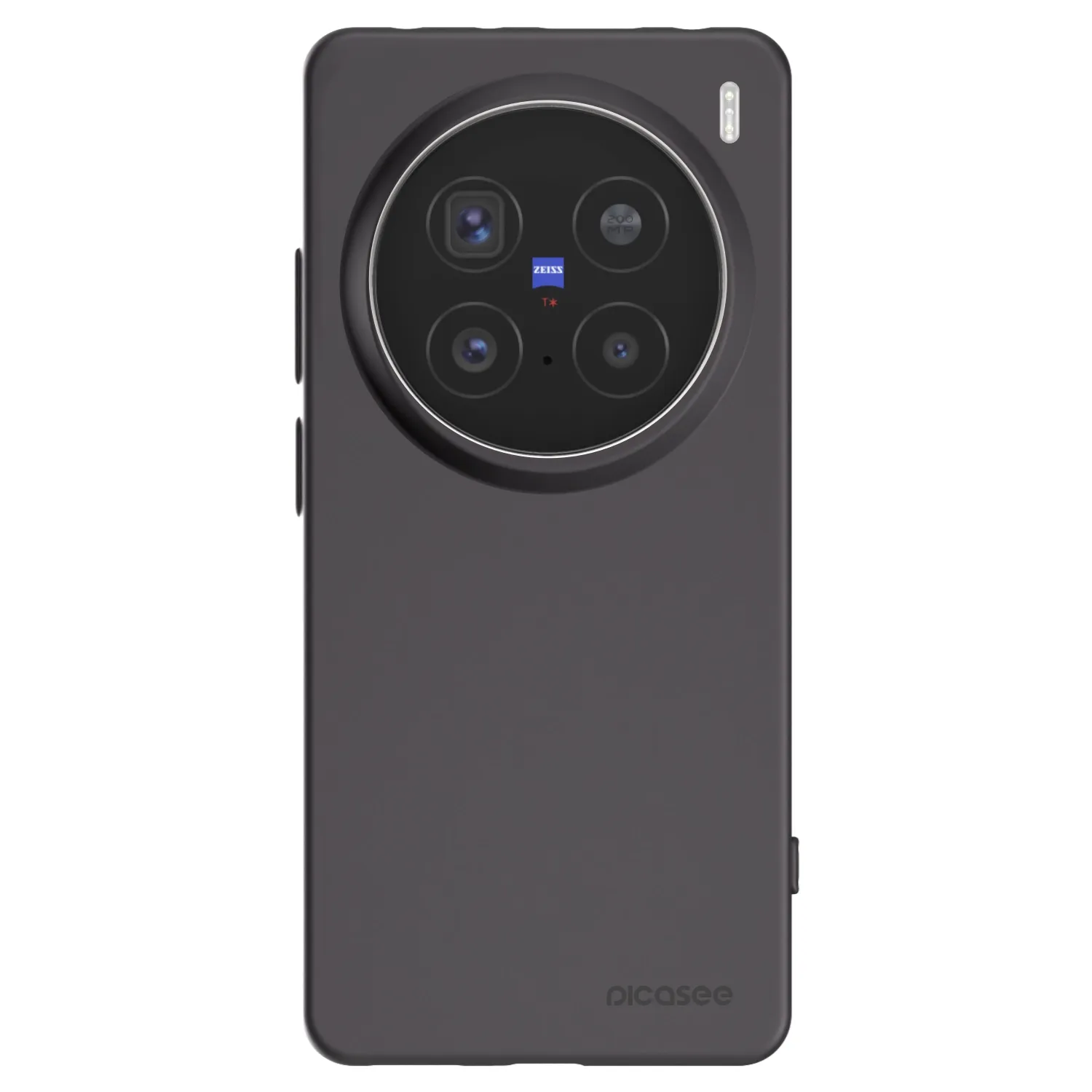Picasee Μαύρη θήκη σιλικόνης για Vivo X200 Pro - Clear