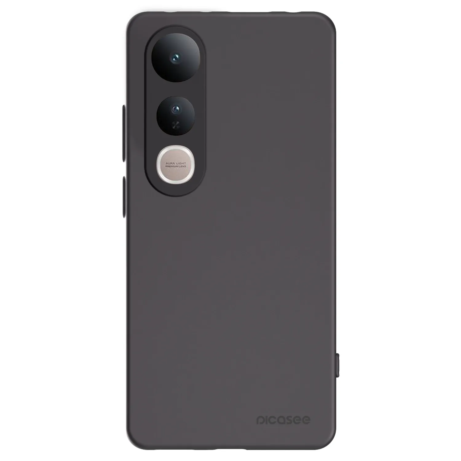 Picasee Μαύρη θήκη σιλικόνης για Vivo V50 Lite 5G - Clear