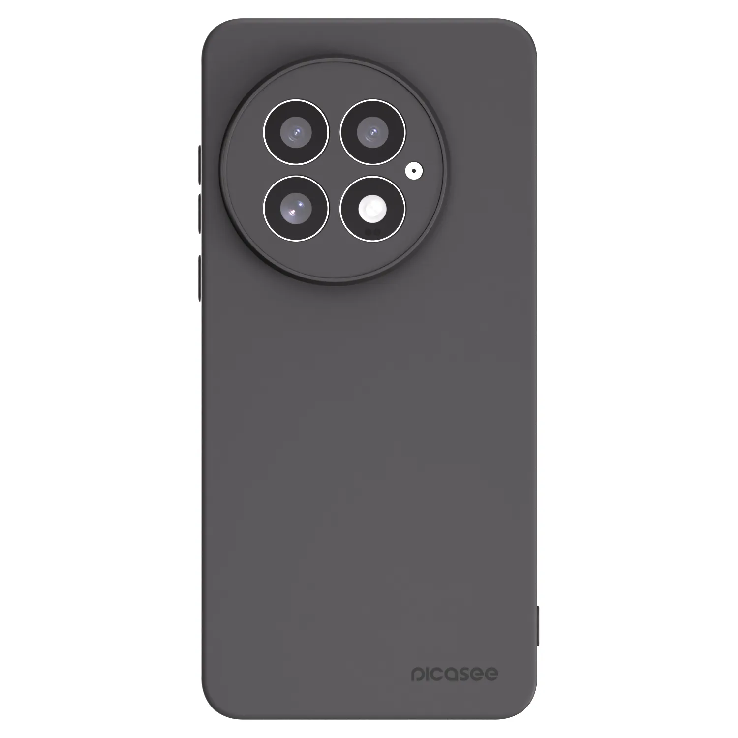 Picasee Μαύρη θήκη σιλικόνης για OnePlus 13 5G - Clear