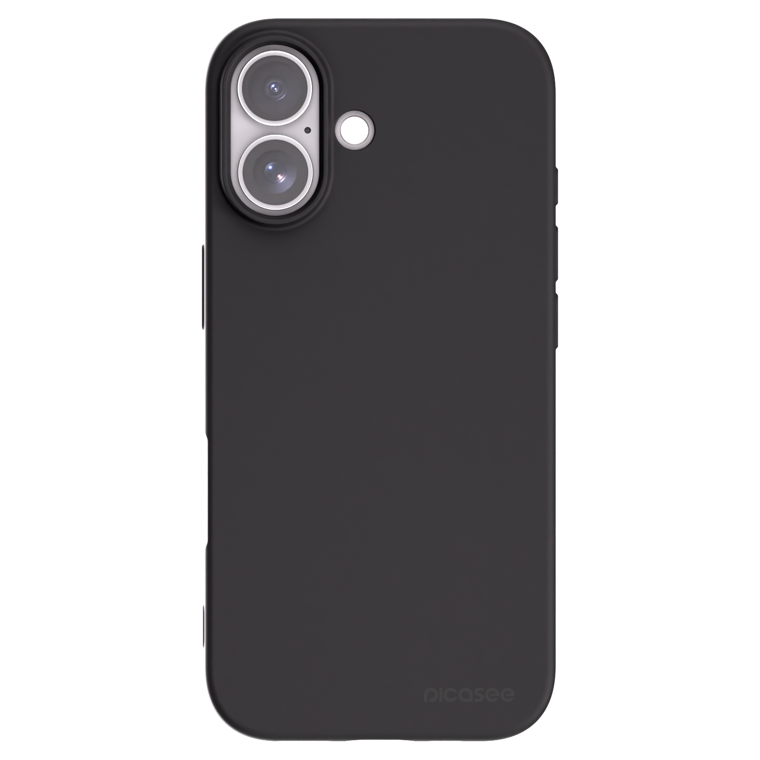 Picasee Μαύρη θήκη σιλικόνης για Apple iPhone 17 - Clear