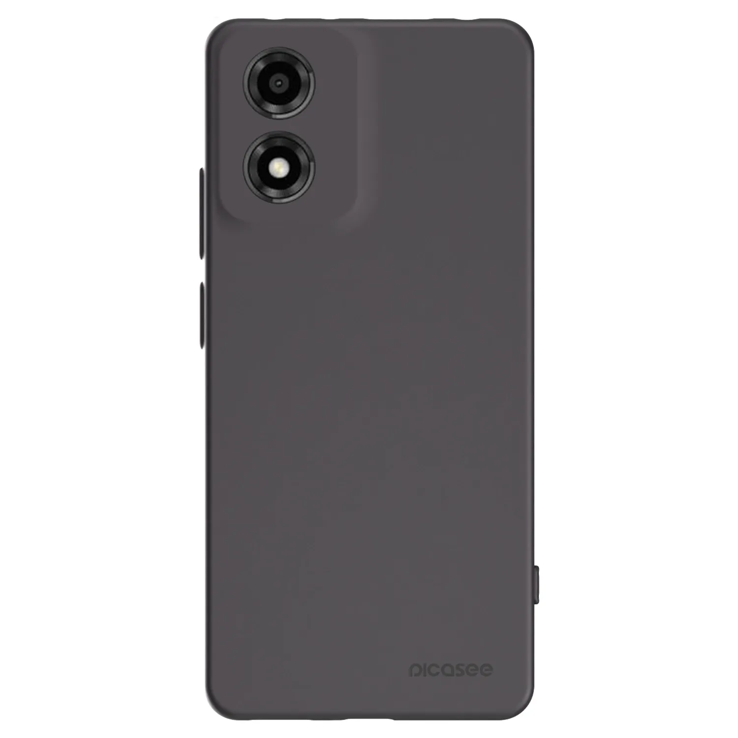 Picasee Μαύρη θήκη σιλικόνης για Motorola Moto E14 - Clear