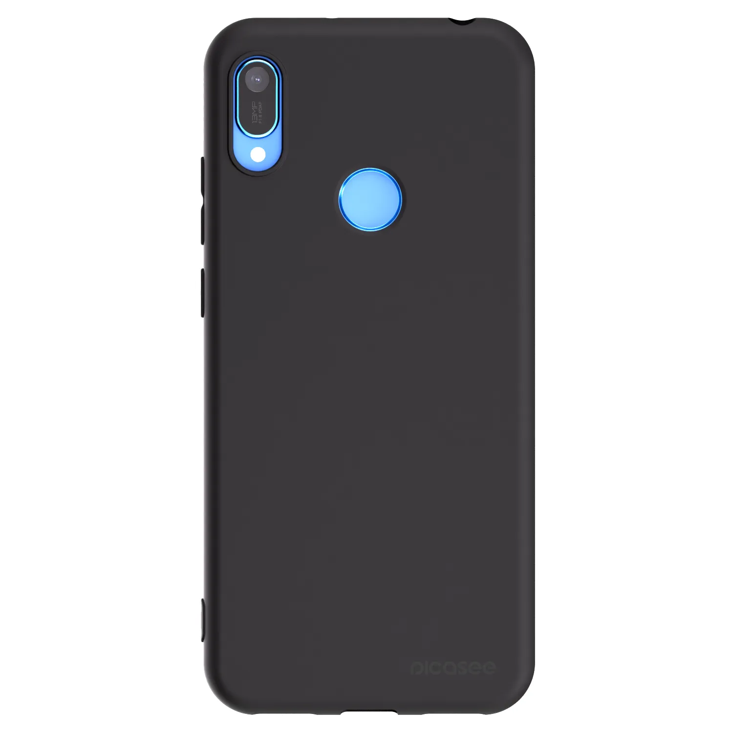 Picasee Μαύρη θήκη σιλικόνης για Huawei Y6 2019 - Clear