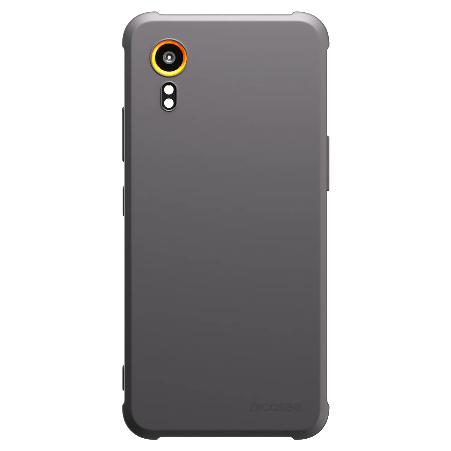 Picasee Μαύρη θήκη σιλικόνης για Samsung Galaxy Xcover 7 - Clear