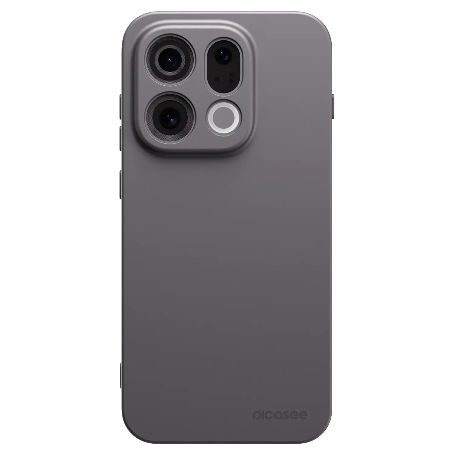 Picasee Μαύρη θήκη σιλικόνης για OPPO Find X9 - Clear