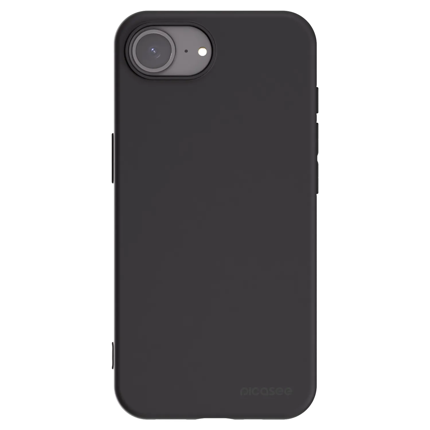 Picasee Μαύρη θήκη σιλικόνης για Apple iPhone 17e - Clear