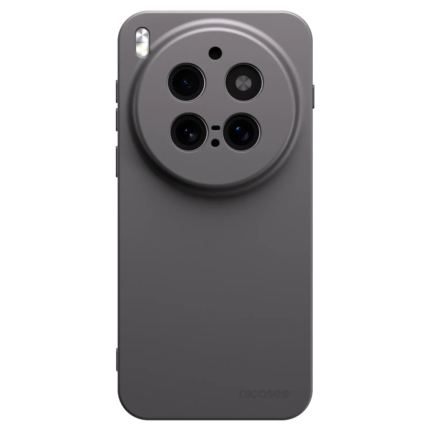 Picasee Μαύρη θήκη σιλικόνης για Vivo X300 Pro - Clear
