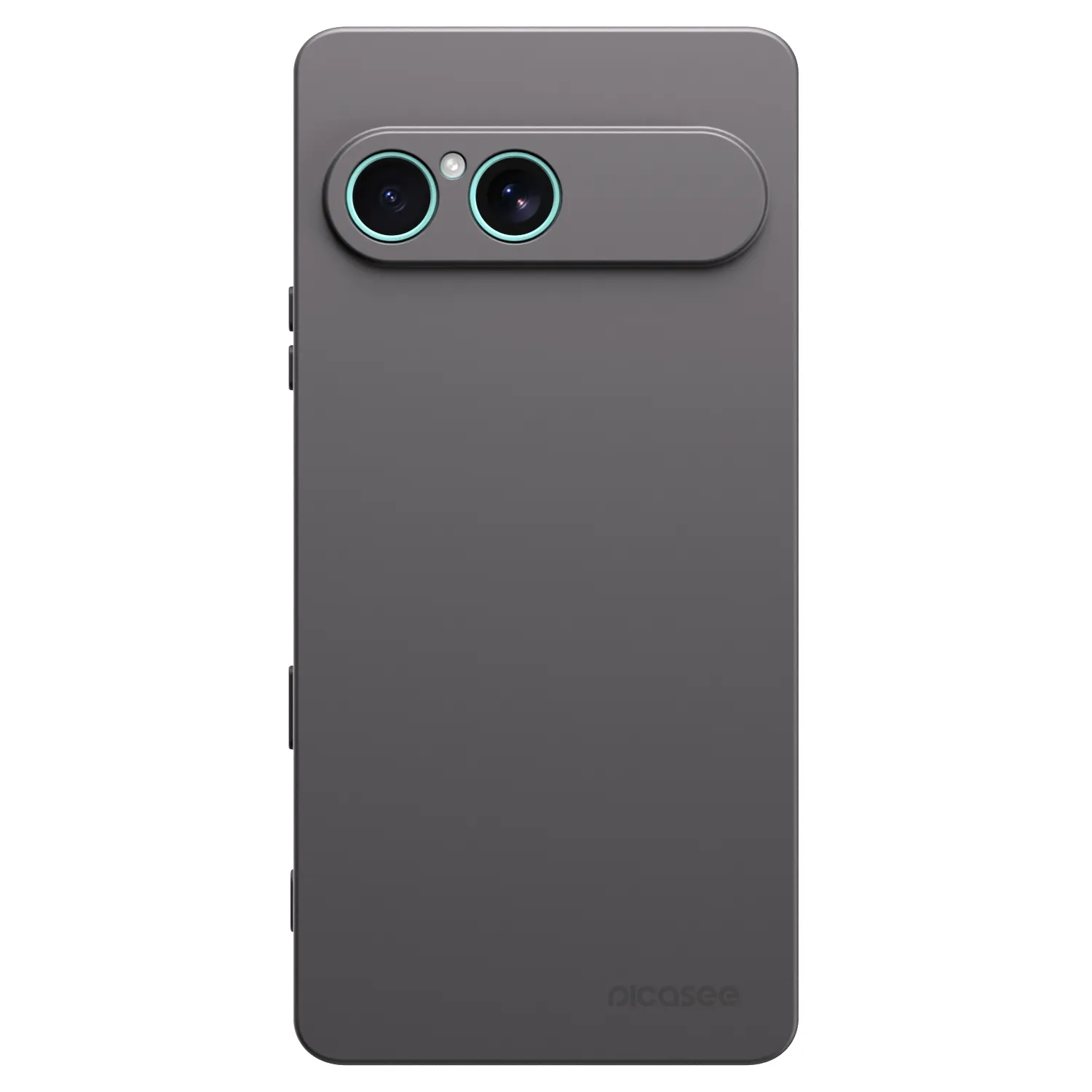 Picasee Μαύρη θήκη σιλικόνης για Sony Xperia 10 VII - Clear