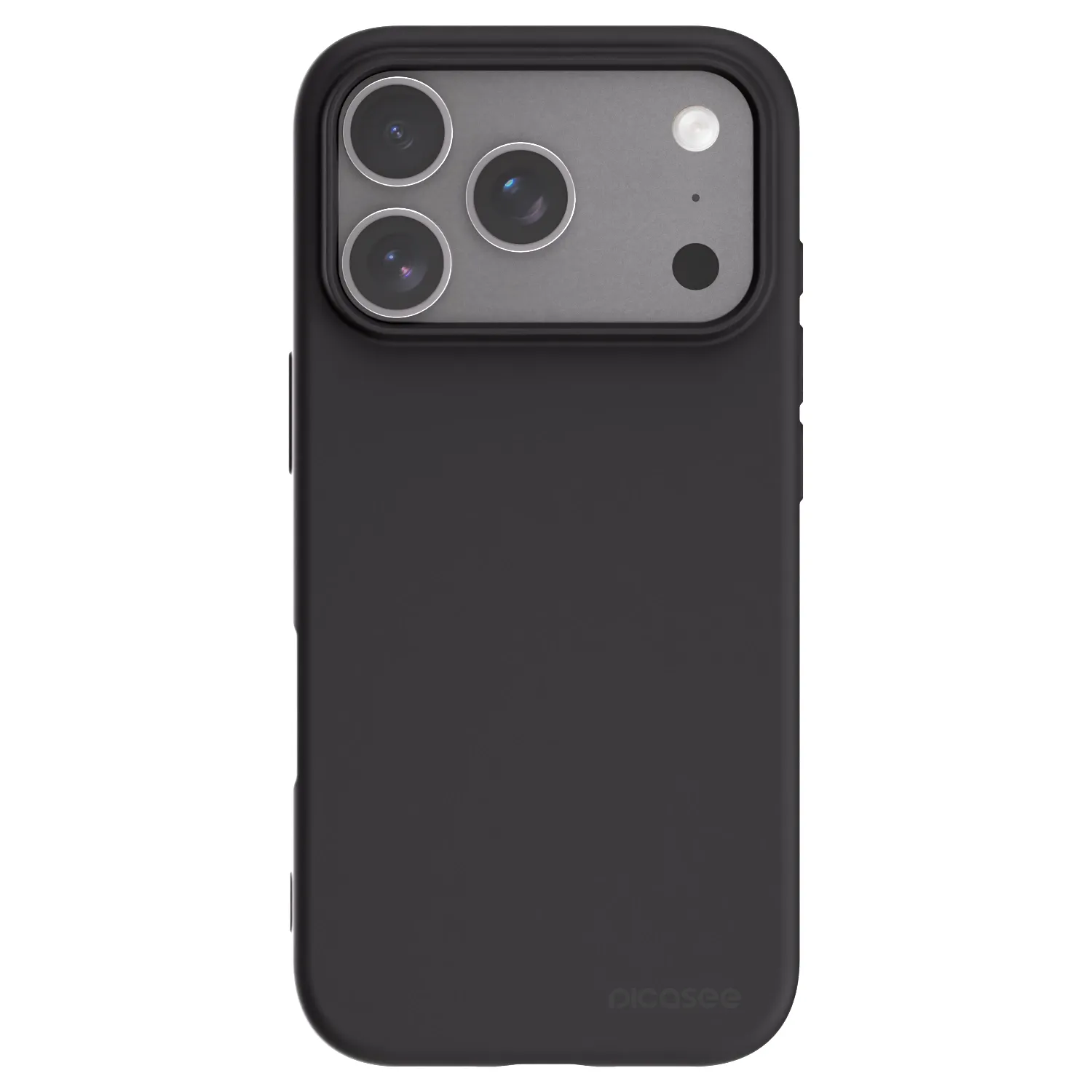 Picasee Μαύρη θήκη σιλικόνης για Apple iPhone 18 Pro - Clear