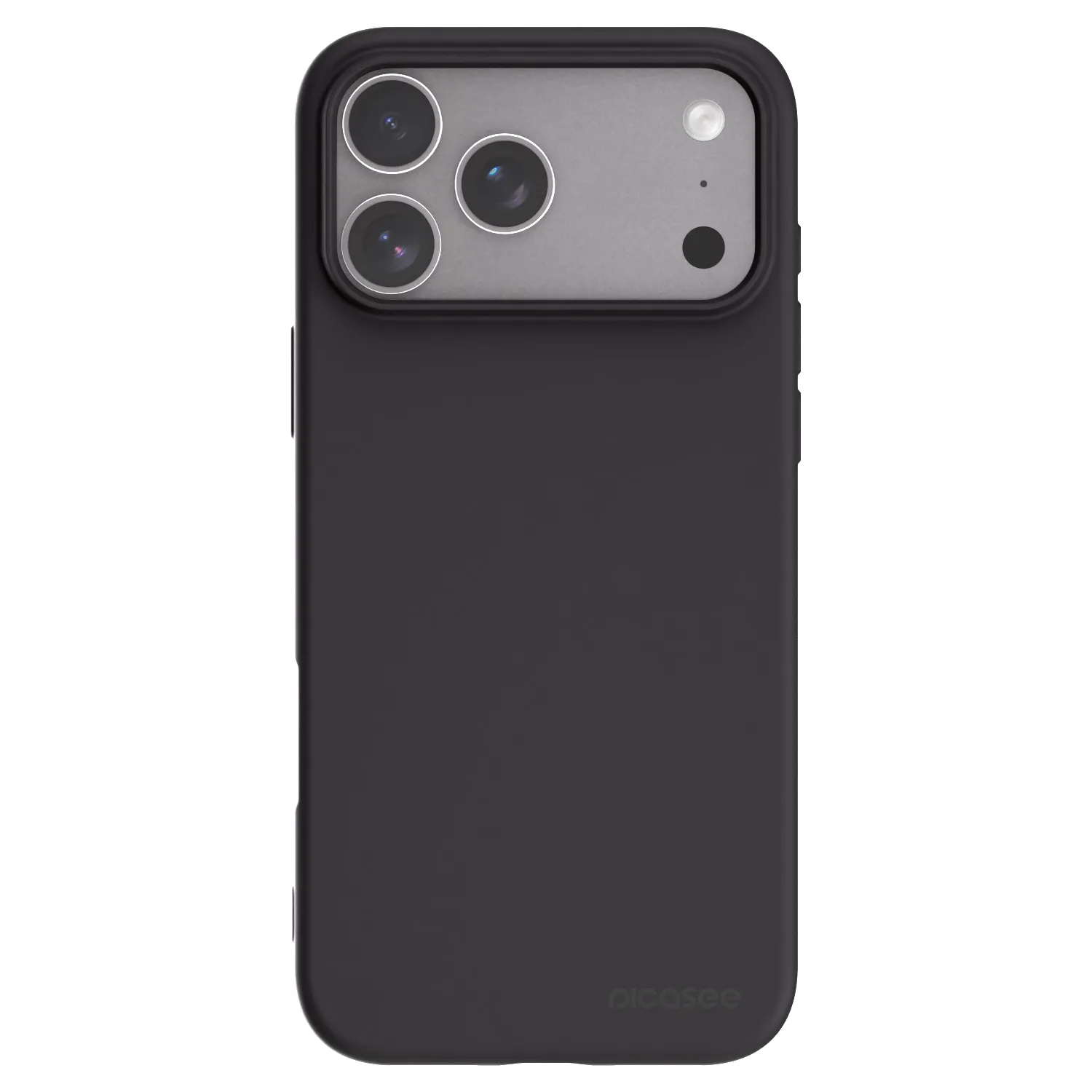 Picasee Μαύρη θήκη σιλικόνης για Apple iPhone 18 Pro Max - Clear