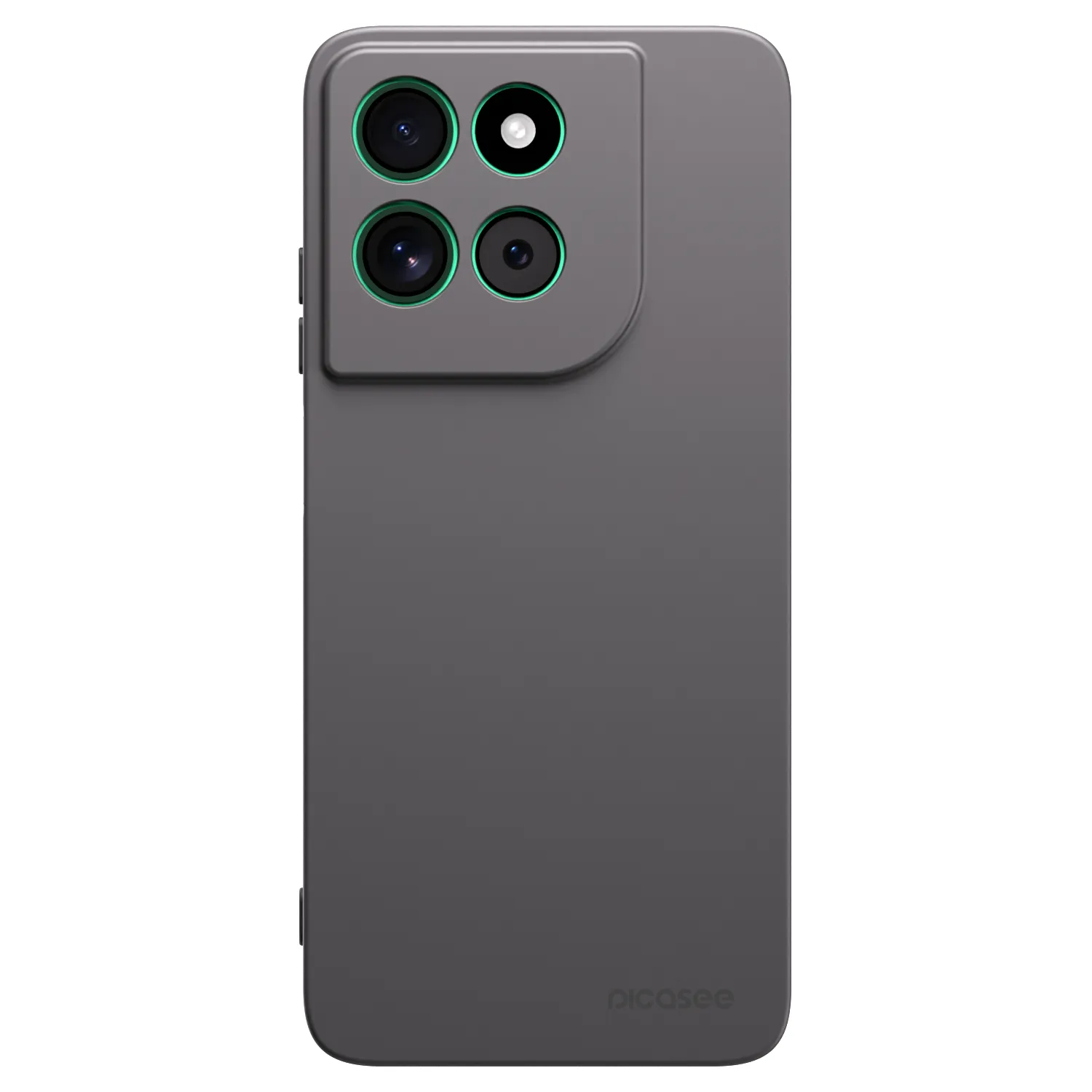Picasee Μαύρη θήκη σιλικόνης για Motorola Moto G57 Power - Clear