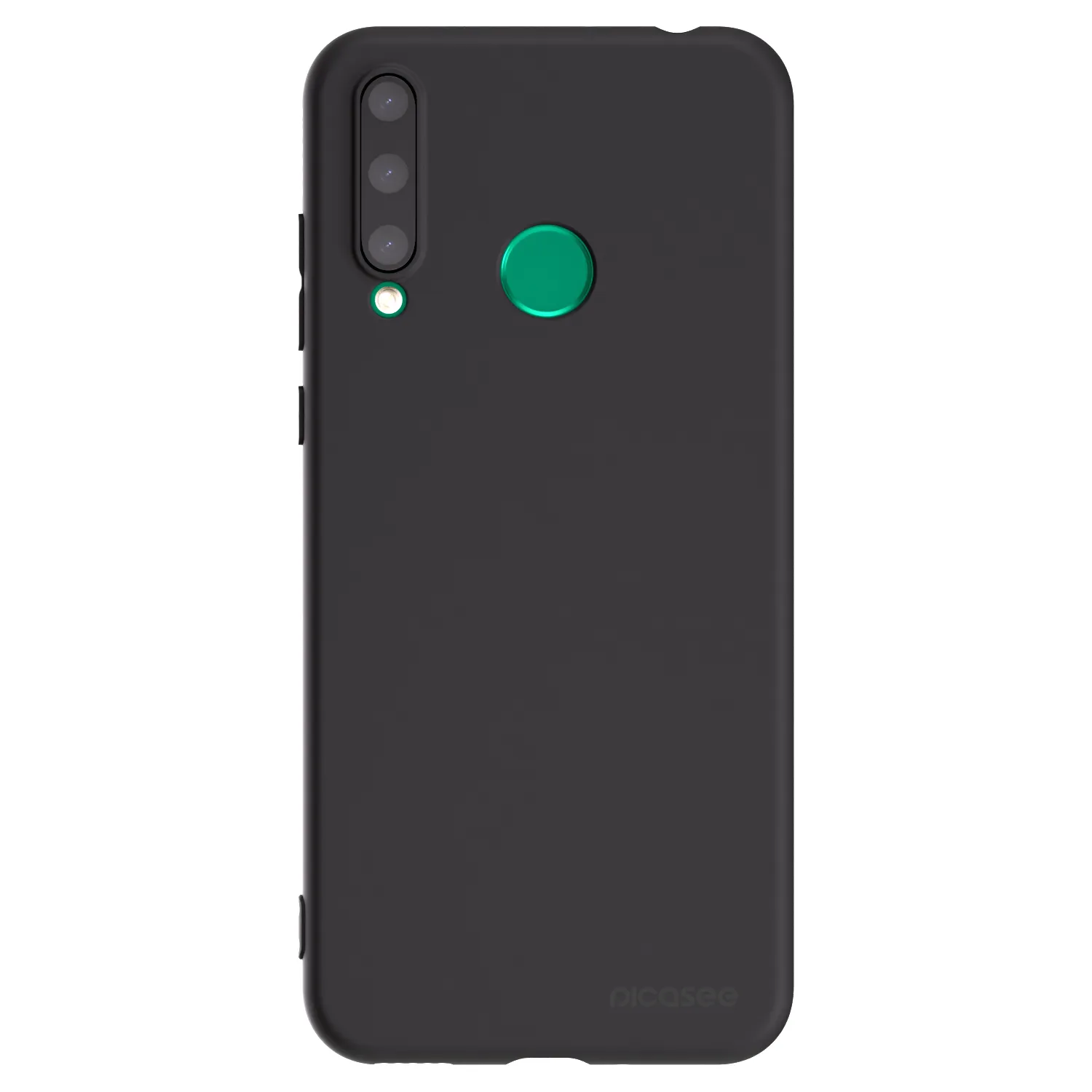Picasee Μαύρη θήκη σιλικόνης για Honor 20 Lite - Clear