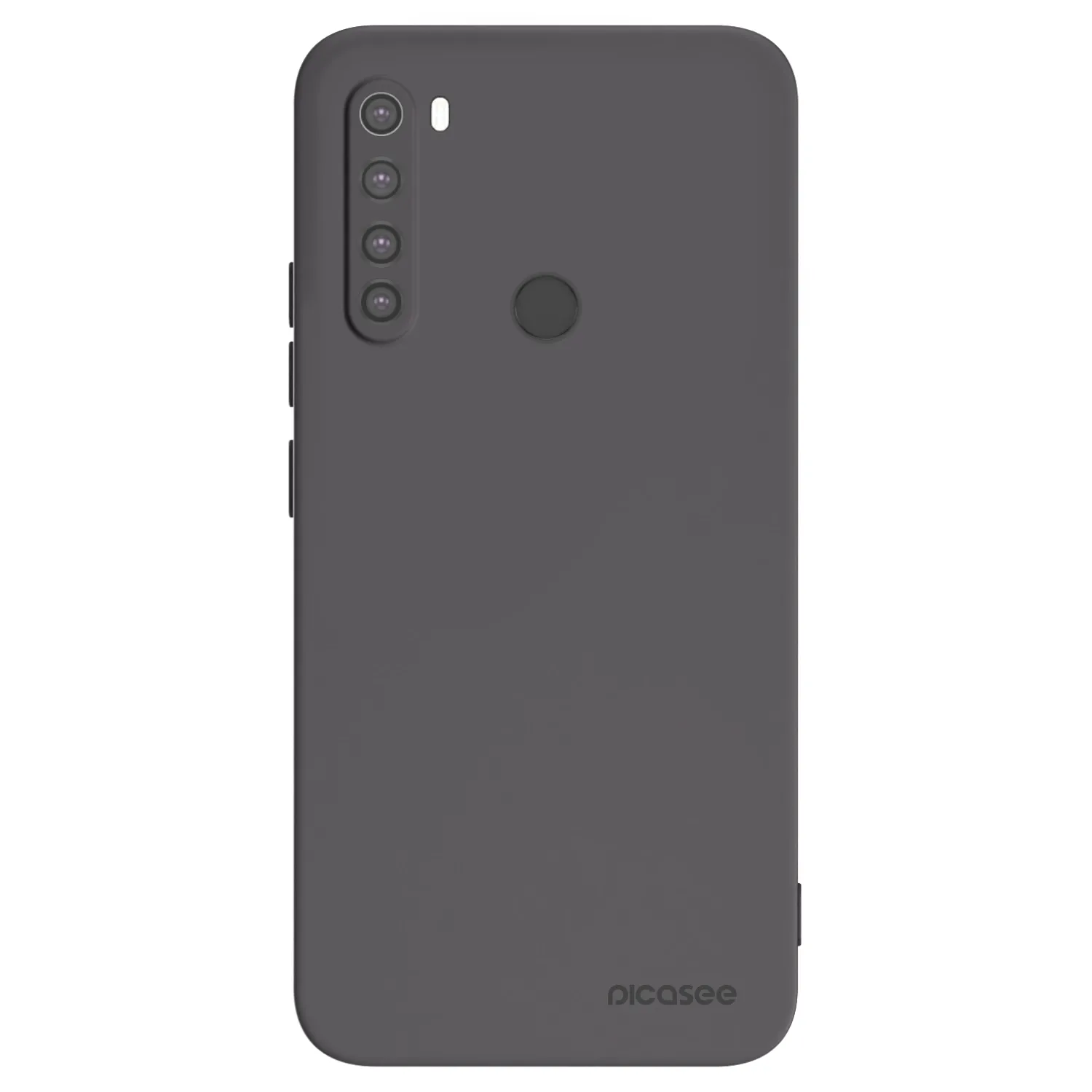 Picasee Μαύρη θήκη σιλικόνης για Xiaomi Redmi Note 8 - Clear