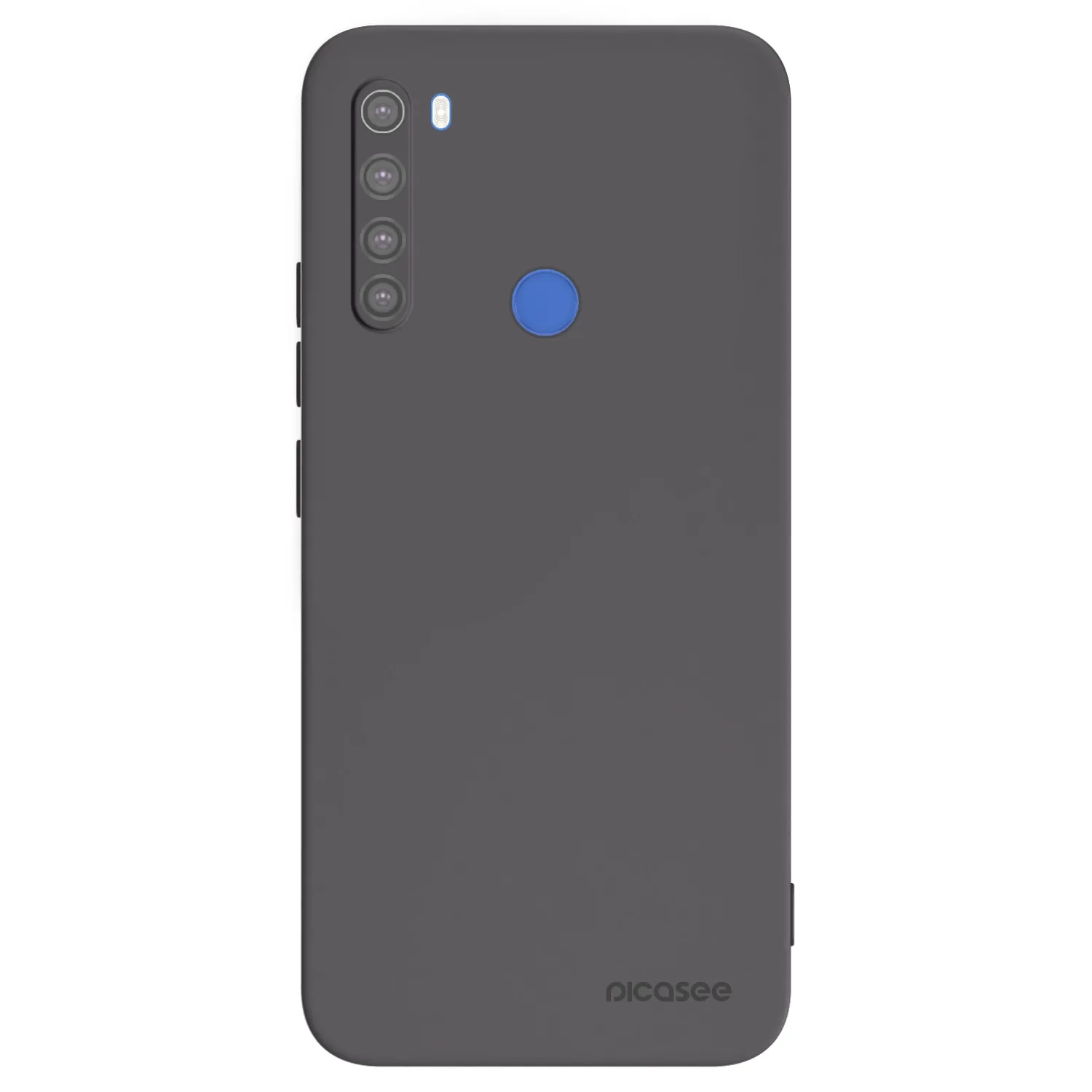 Picasee Μαύρη θήκη σιλικόνης για Xiaomi Redmi Note 8T - Clear