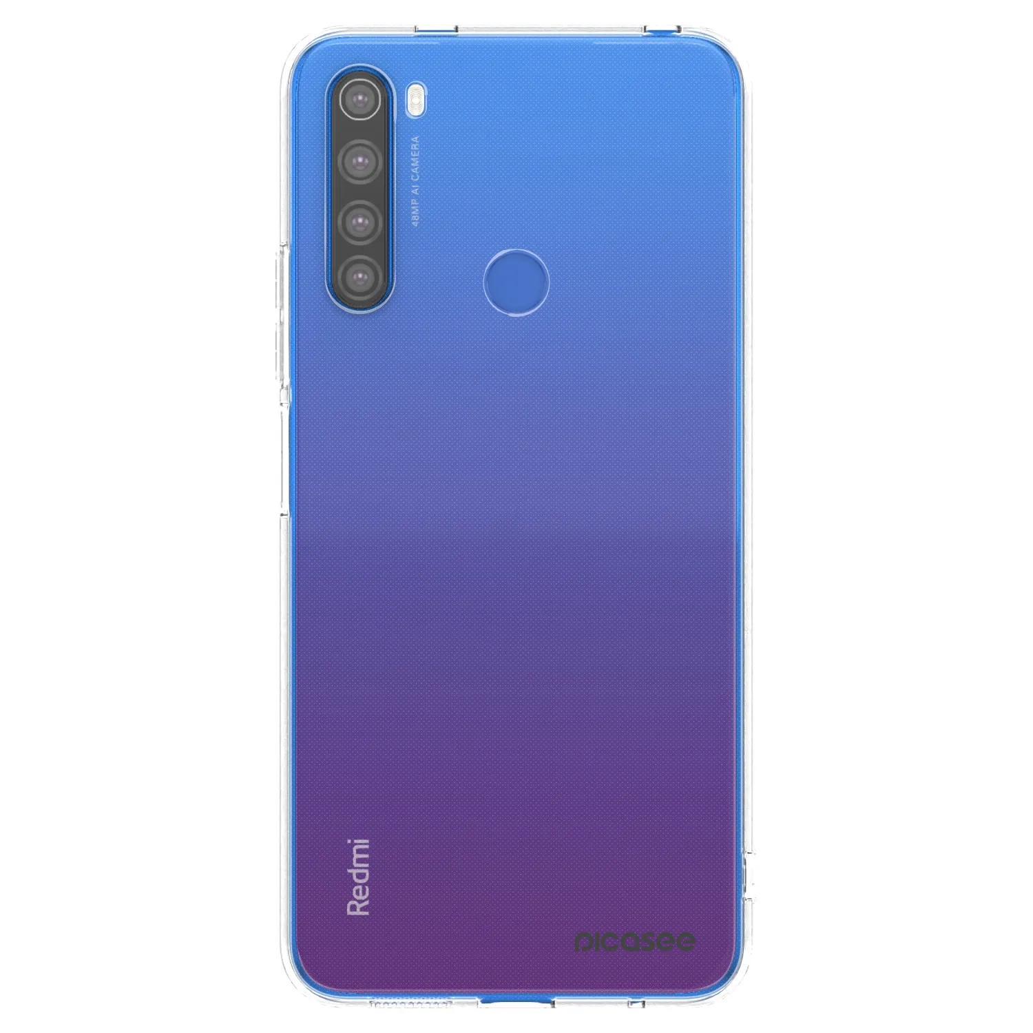 Picasee διαφανής θήκη σιλικόνης Xiaomi Redmi Note 8T - Clear