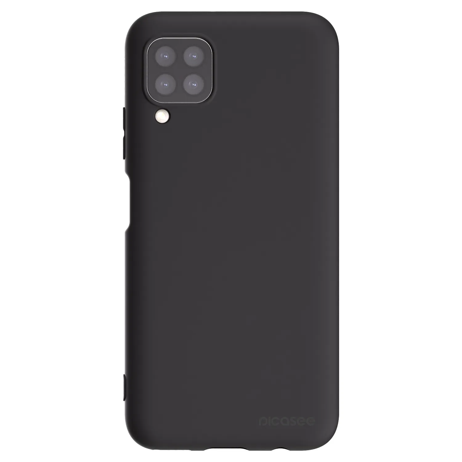 Picasee Μαύρη θήκη σιλικόνης για Huawei P40 Lite - Clear