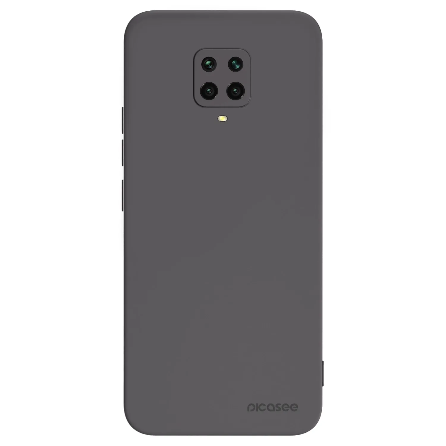 Picasee Μαύρη θήκη σιλικόνης για Xiaomi Redmi Note 9S - Clear