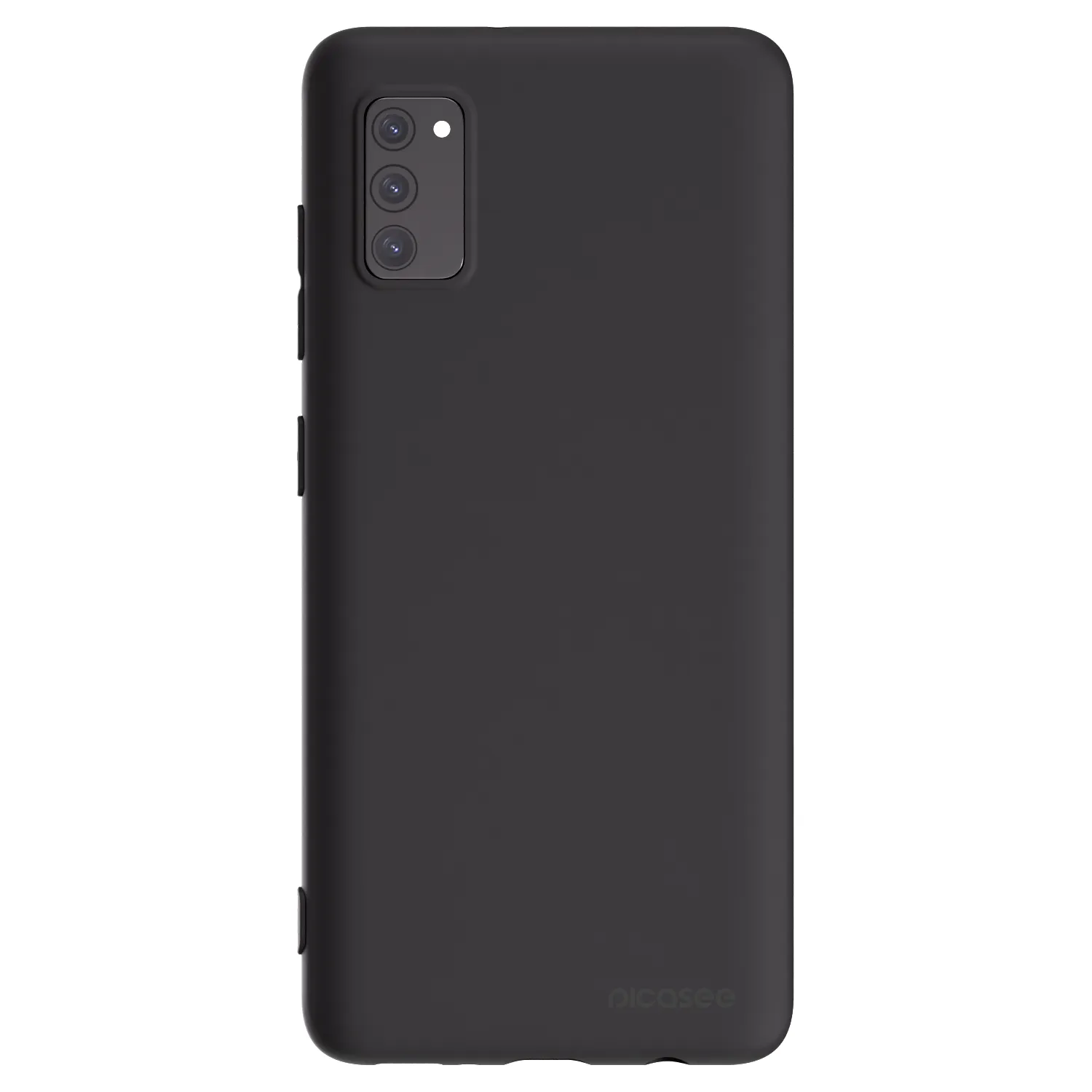 Picasee Μαύρη θήκη σιλικόνης για Samsung Galaxy A41 A415F - Clear